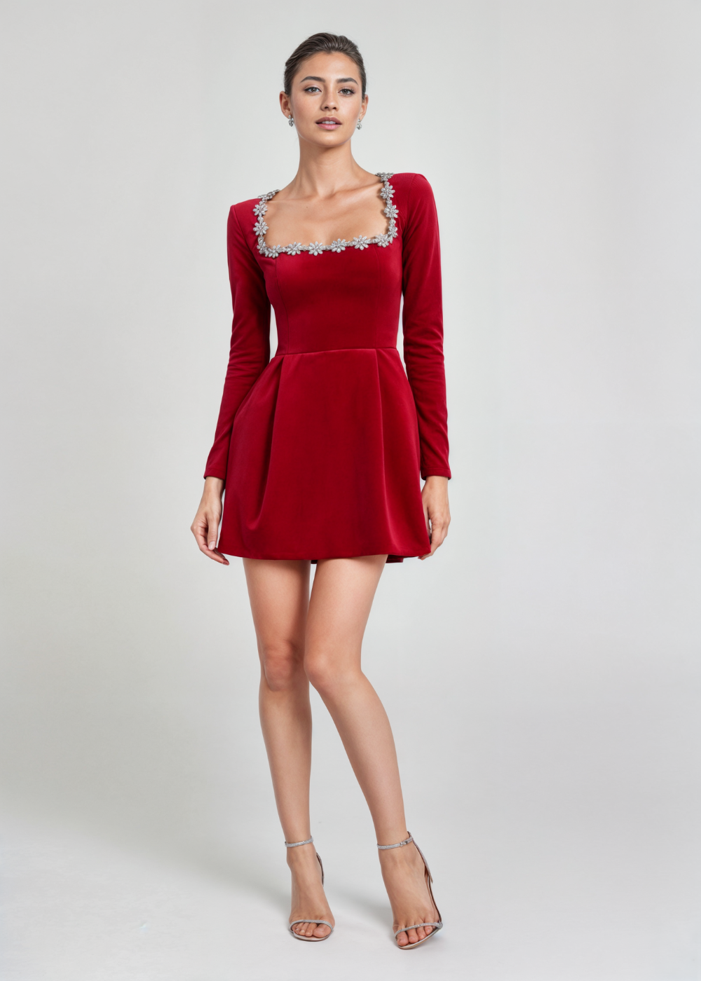 Antonella Velvet Mini Dress