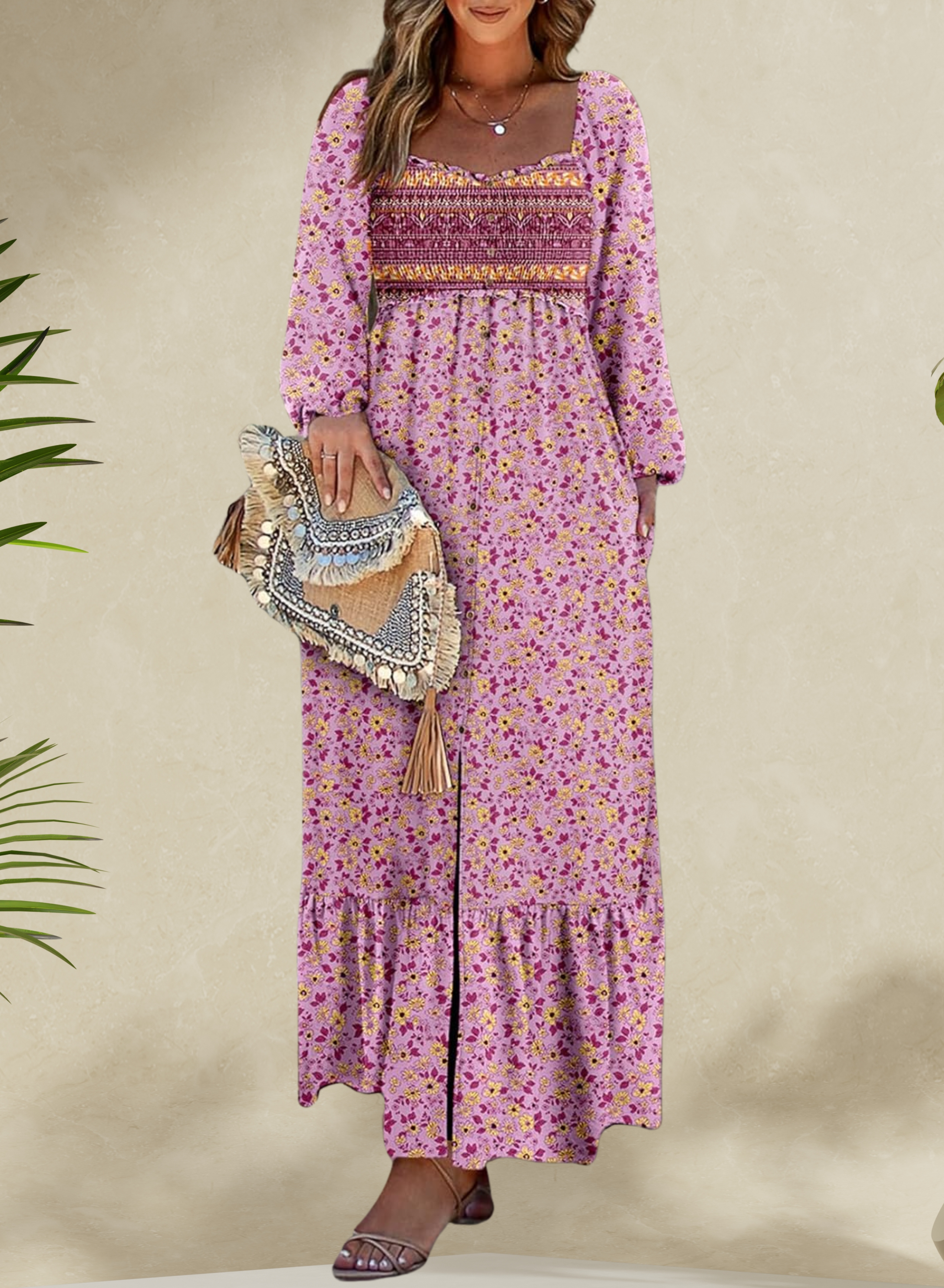 Jana Floral Maxi Dress