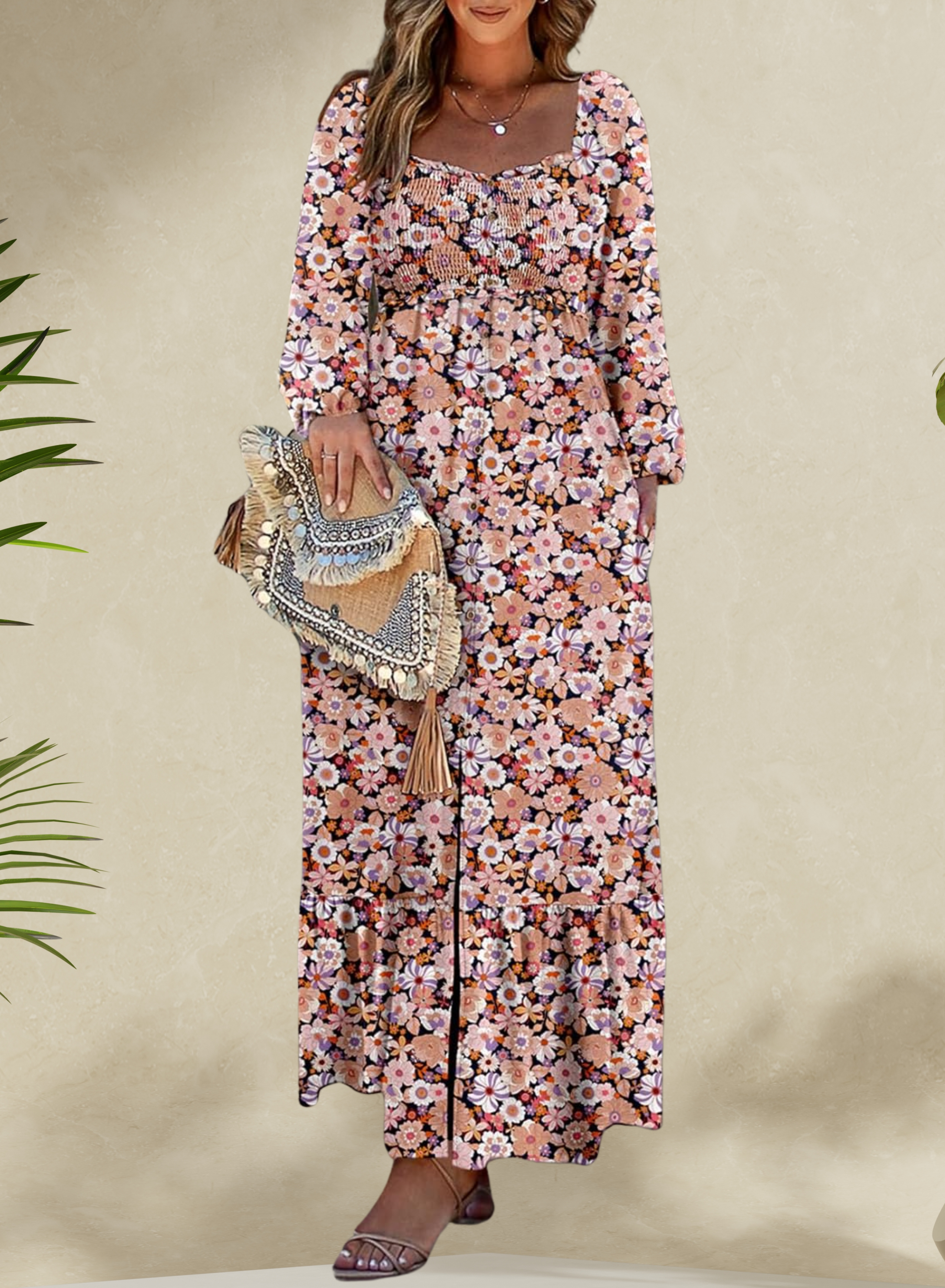 Jana Floral Maxi Dress
