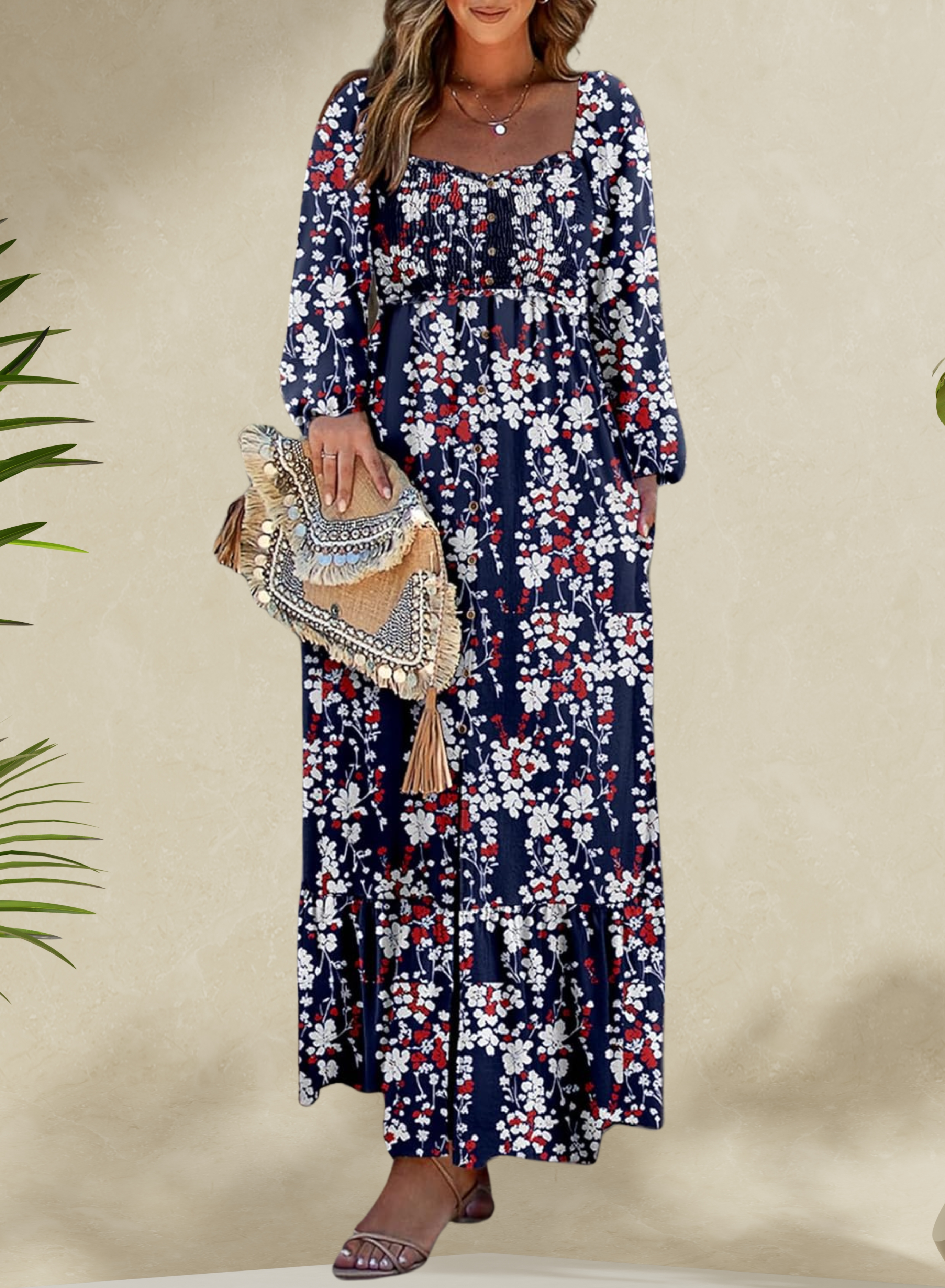 Jana Floral Maxi Dress