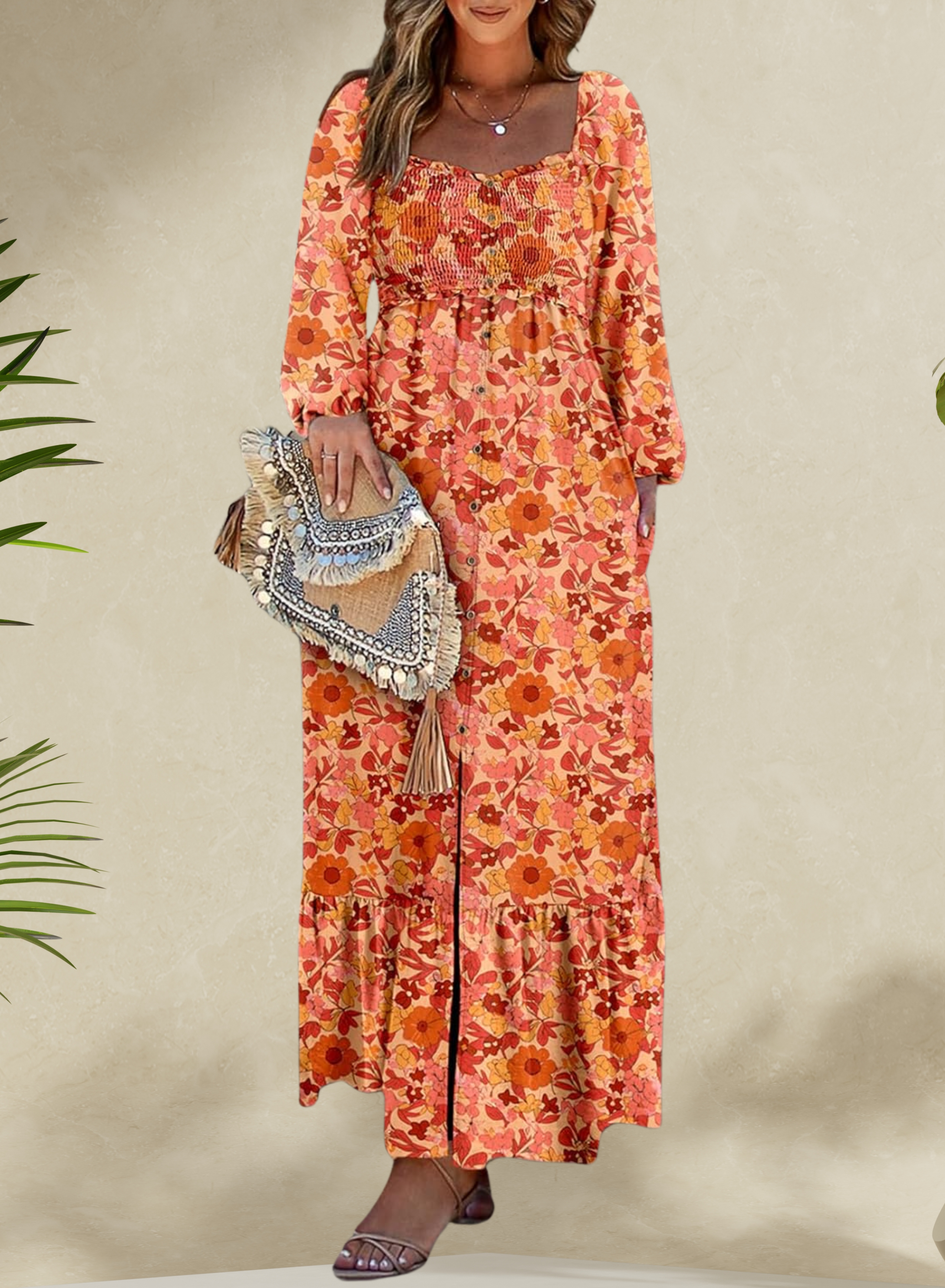 Jana Floral Maxi Dress