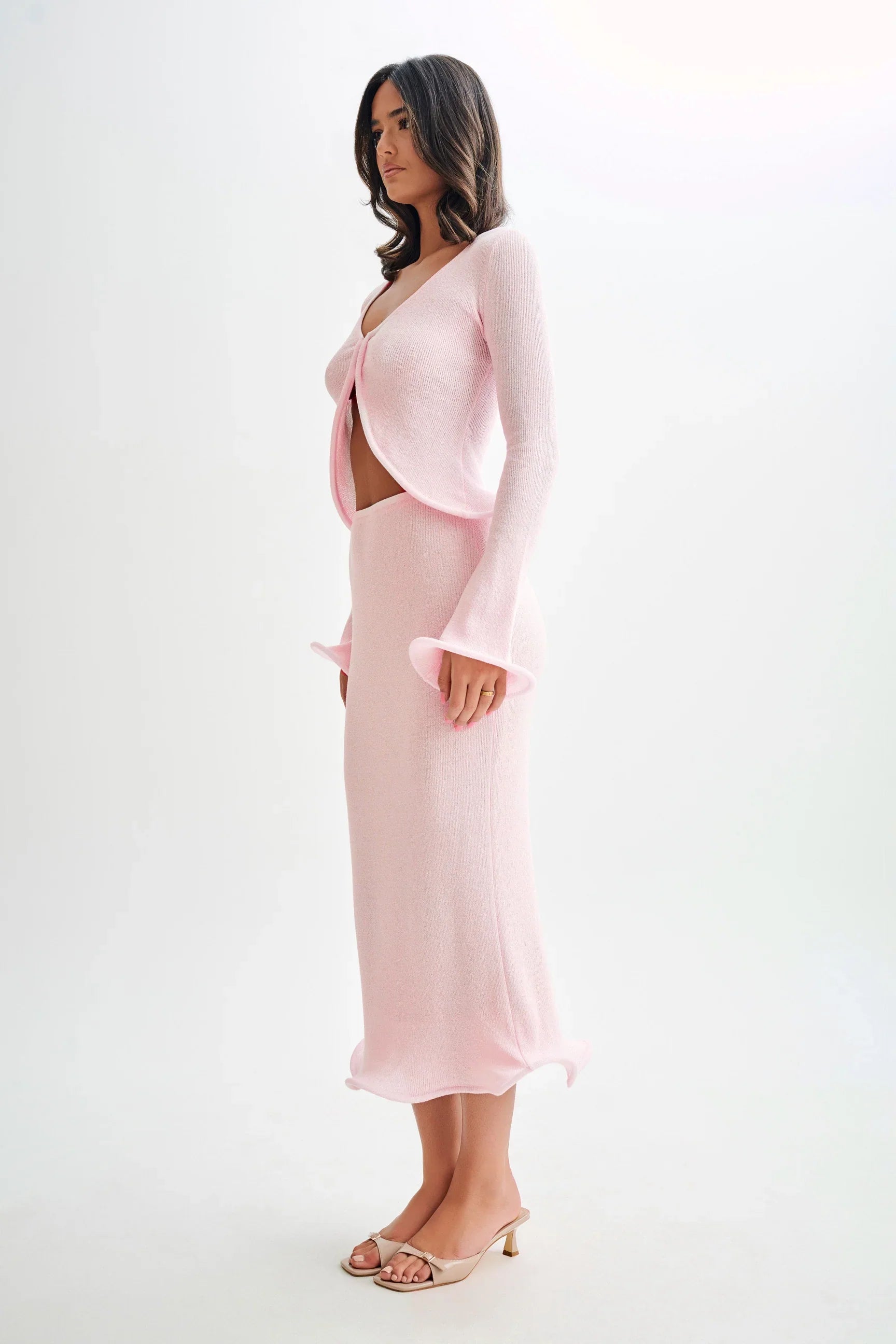 Amerie Knitted Top and Skirt Set