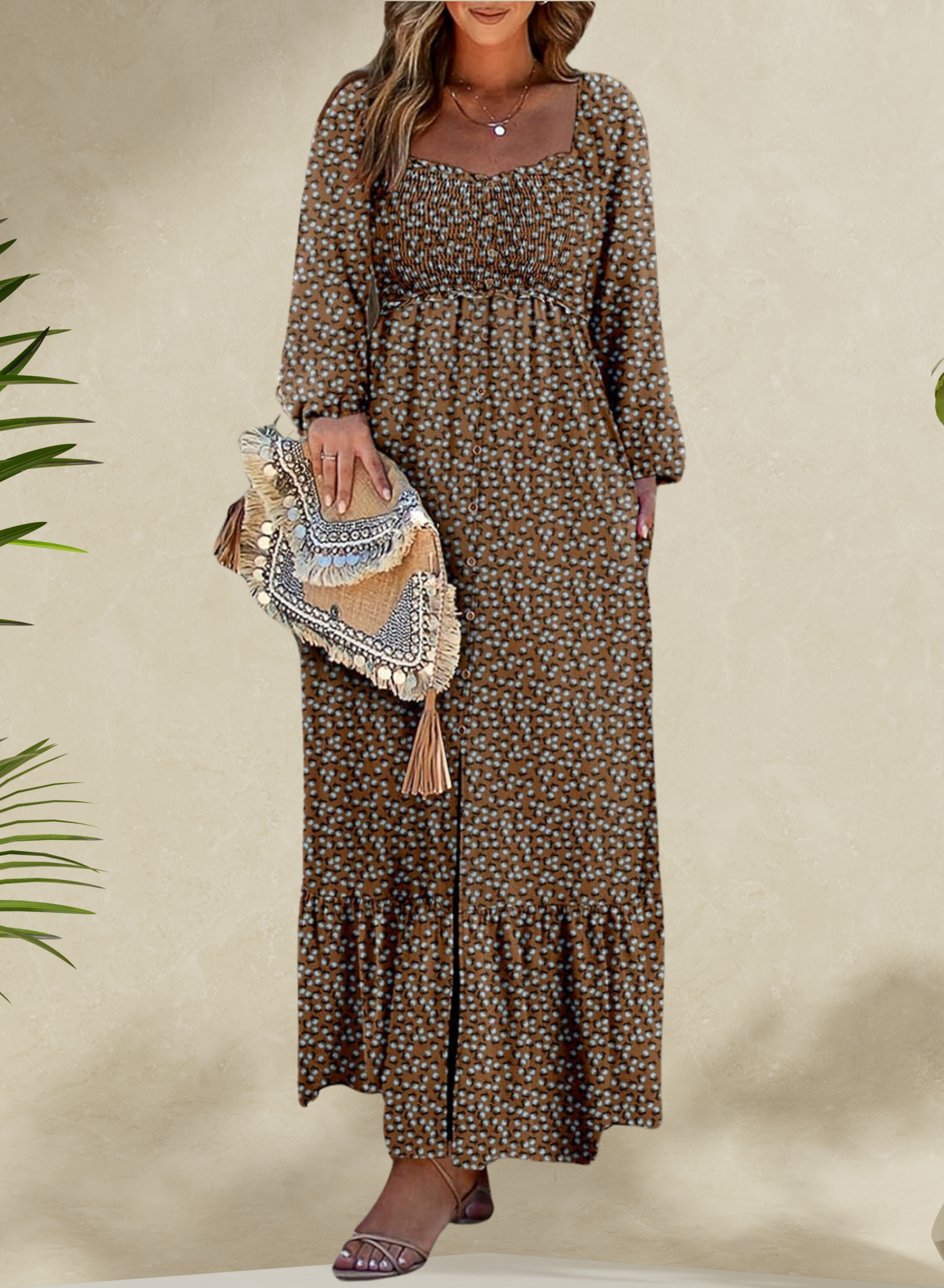 Jana Floral Maxi Dress