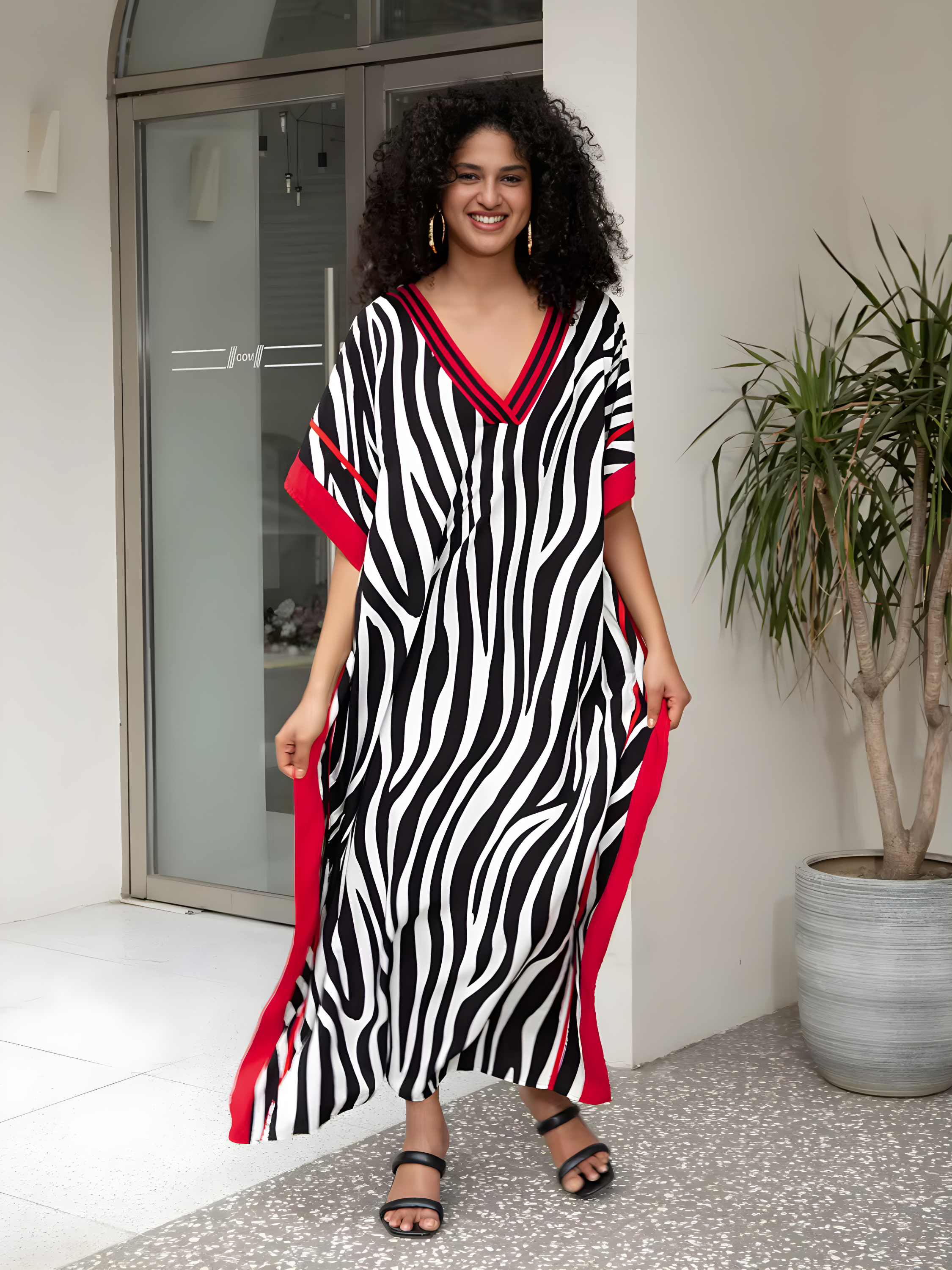 Mara Plus Size Kaftan Dress