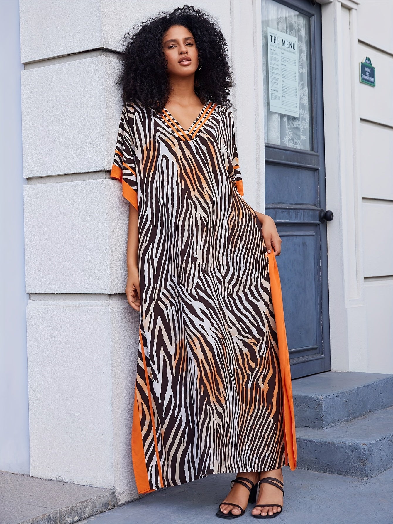 Mara Plus Size Kaftan Dress