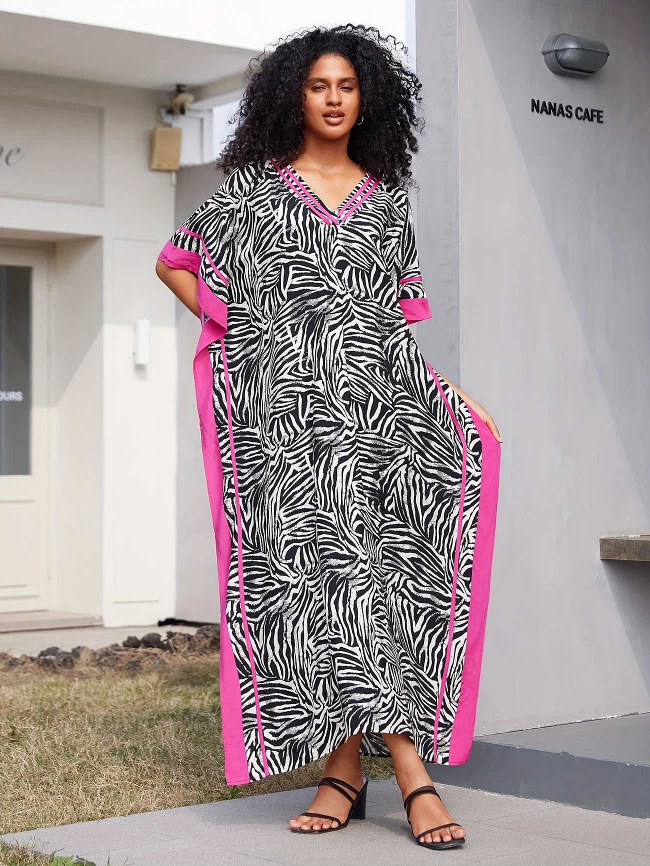 Mara Plus Size Kaftan Dress