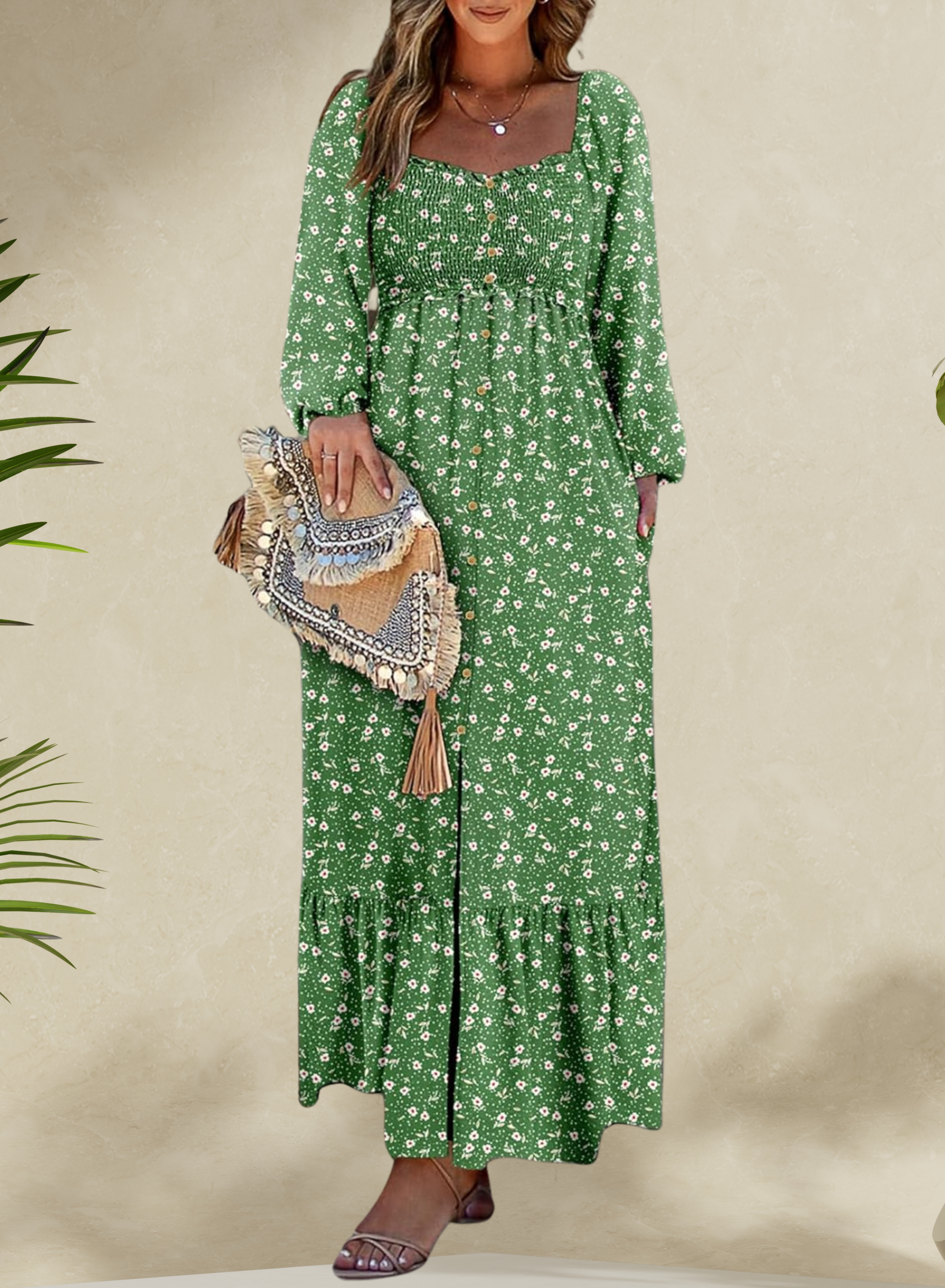 Jana Floral Maxi Dress