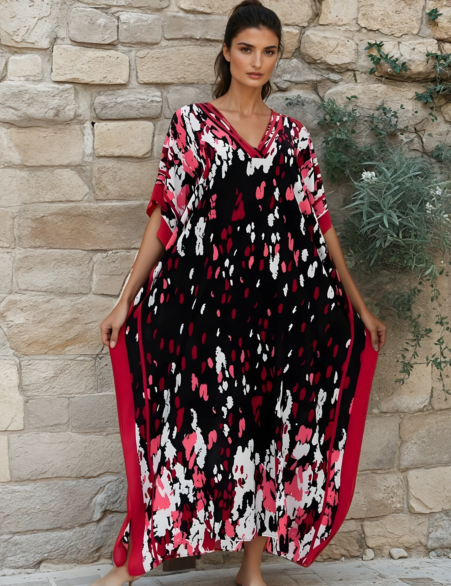 Lilly Plus Size Kaftan Dress