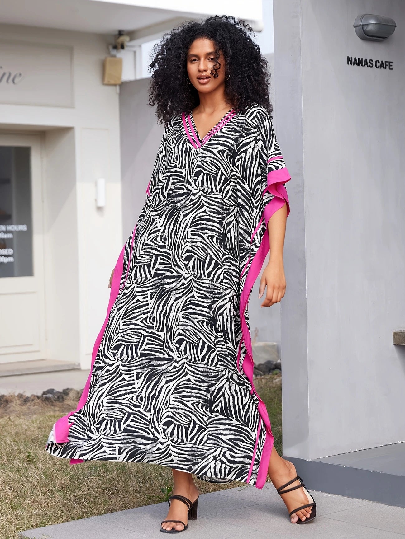Mara Plus Size Kaftan Dress