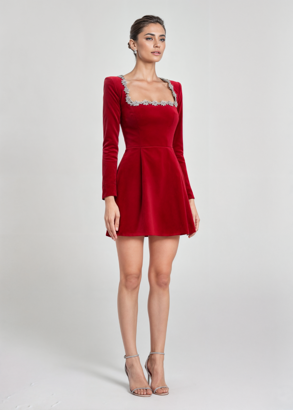 Antonella Velvet Mini Dress