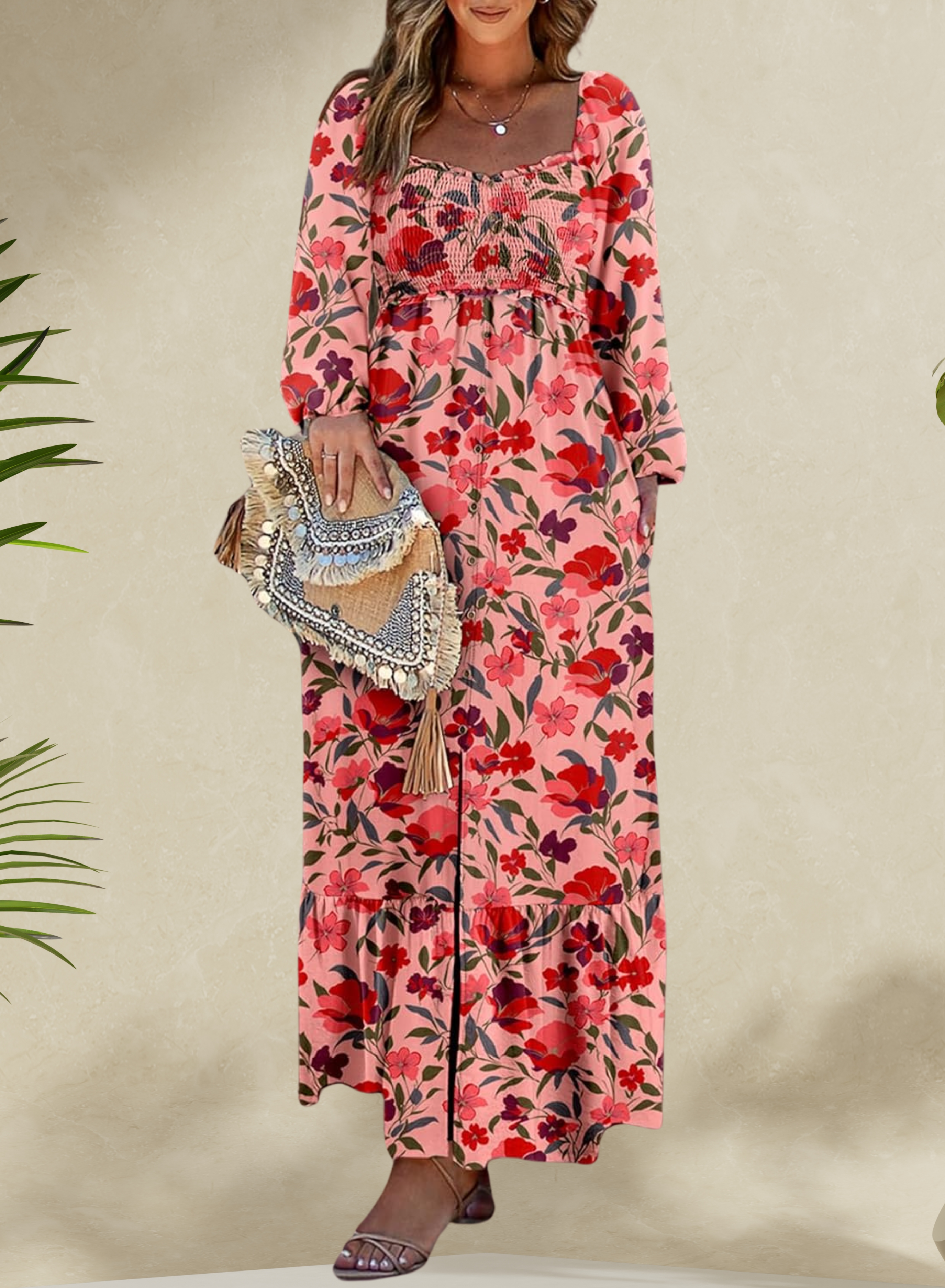 Jana Floral Maxi Dress