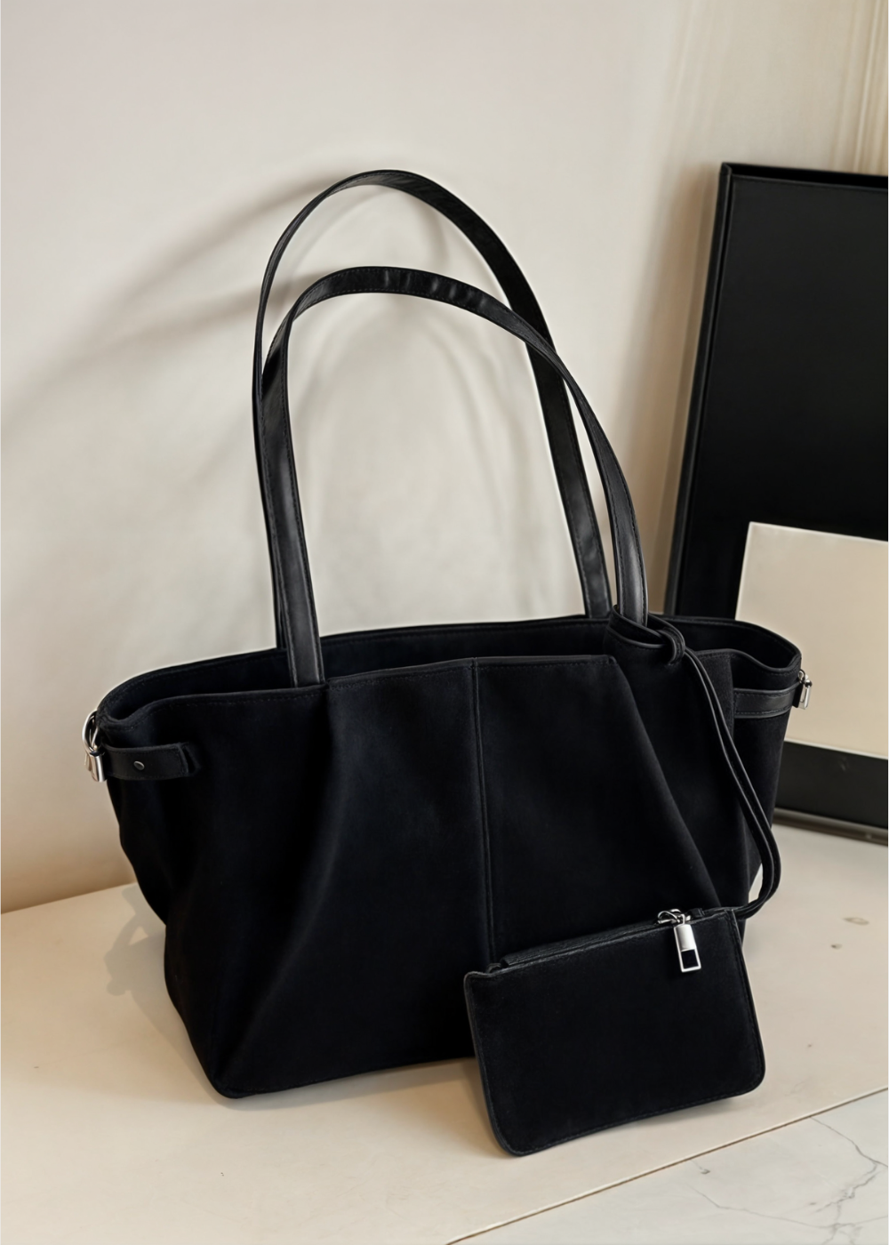 Tonya Suede Handbag