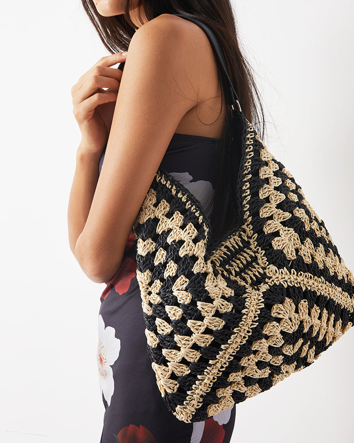 The Riviera Macrame Shoulder Bag