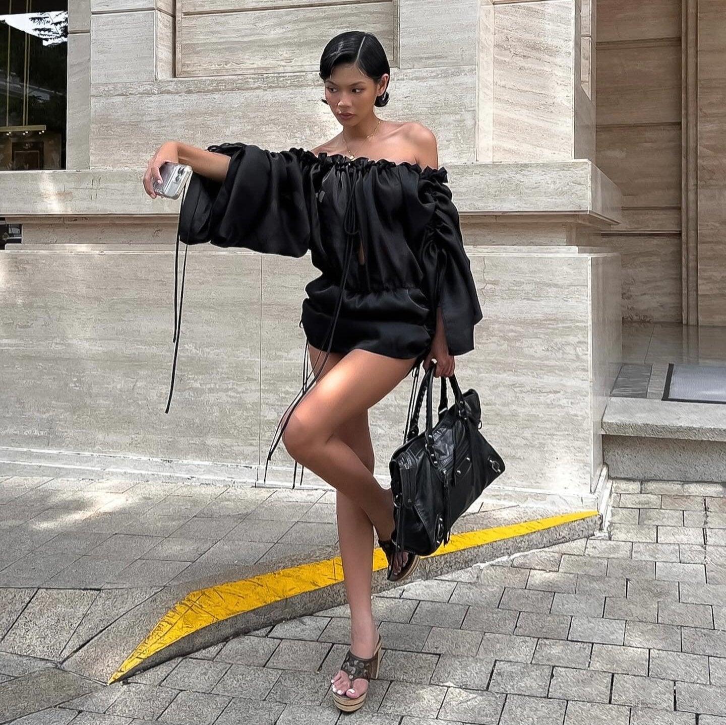 Skye Off Shoulder Mini Dress
