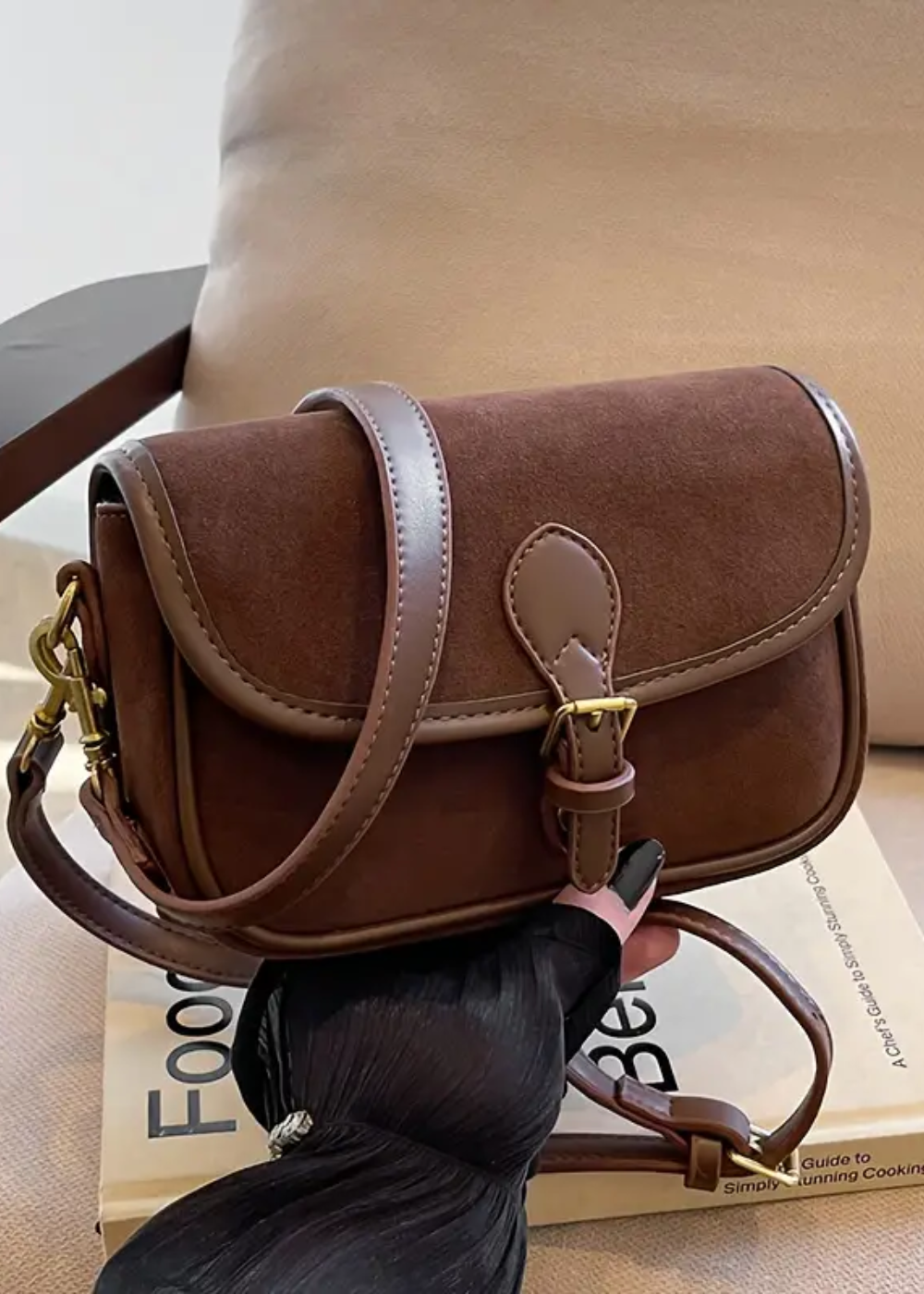 Kaleen Suede Crossbody Bag