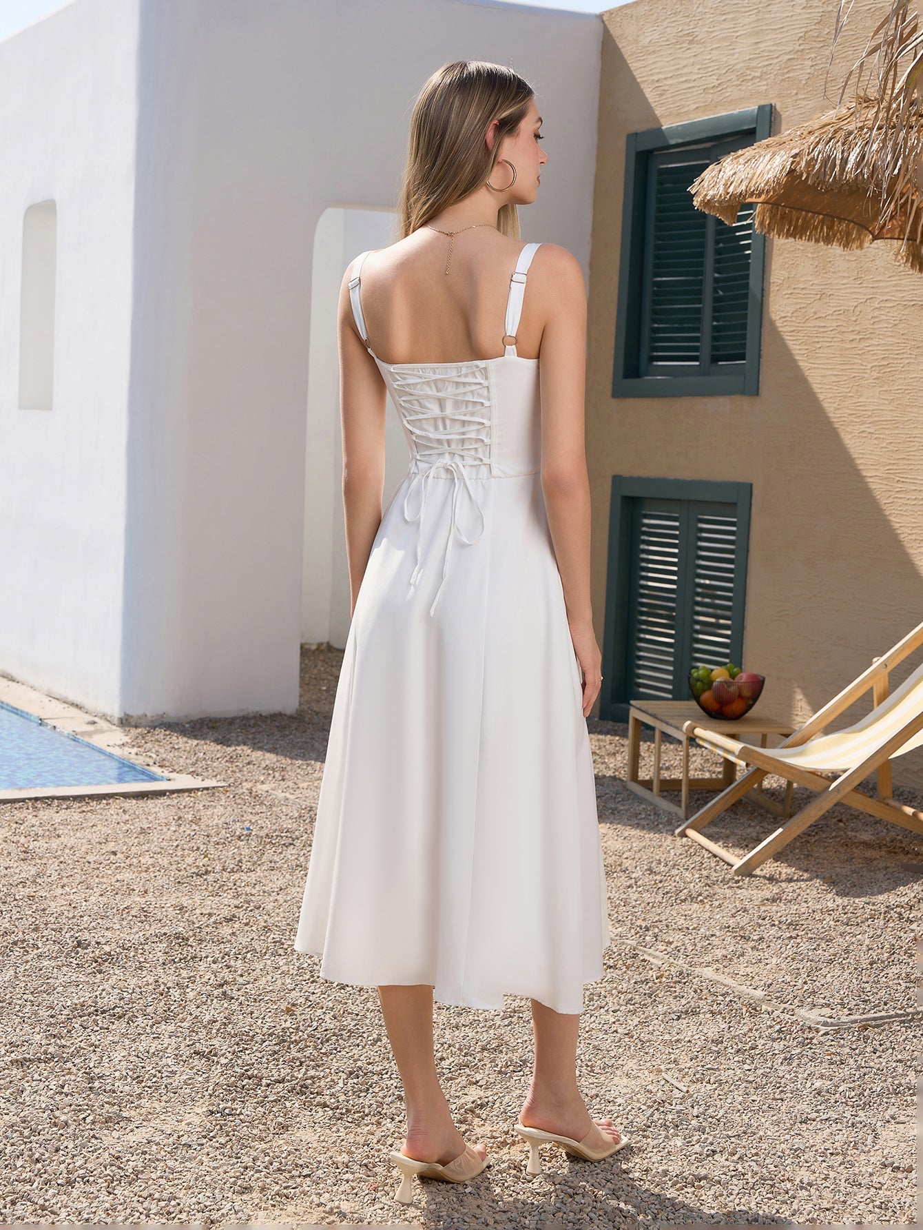 Jacklynn Ruched Midi Dress