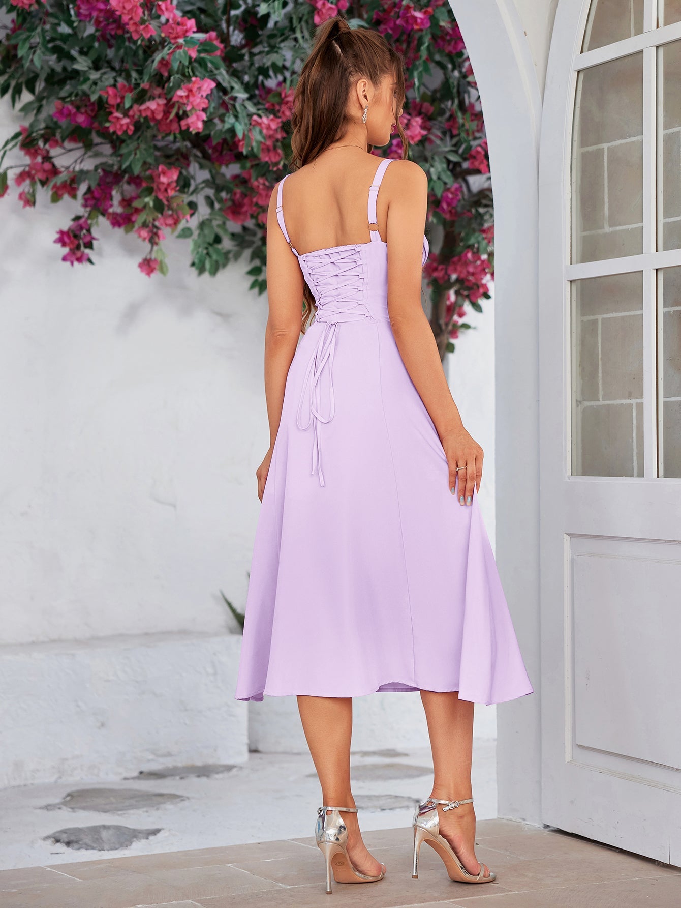Jacklynn Ruched Midi Dress