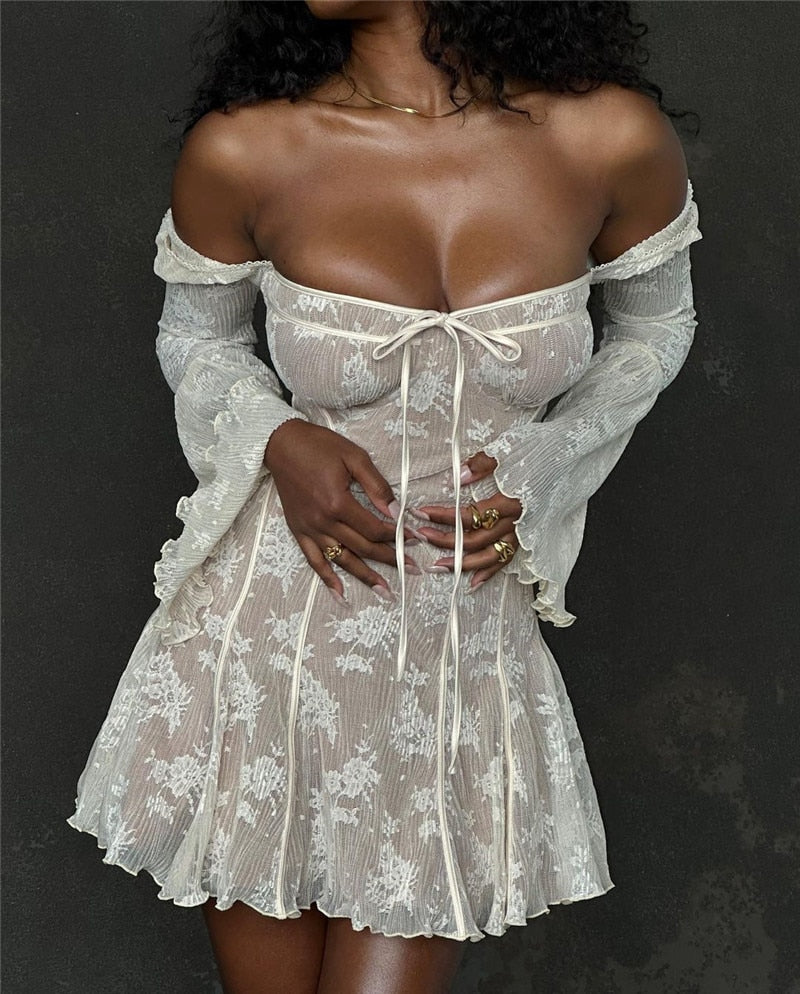 Liyana Lace Mini Dress