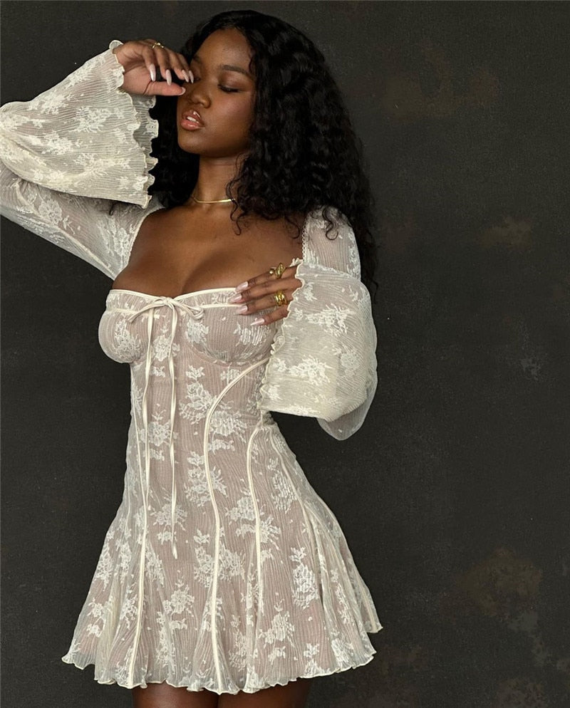 Liyana Lace Mini Dress
