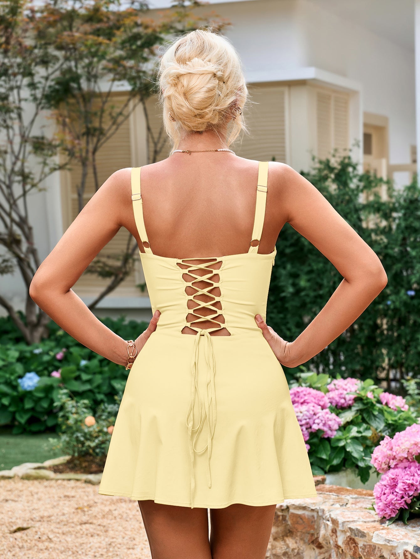 Karolina Ruched Mini Dress