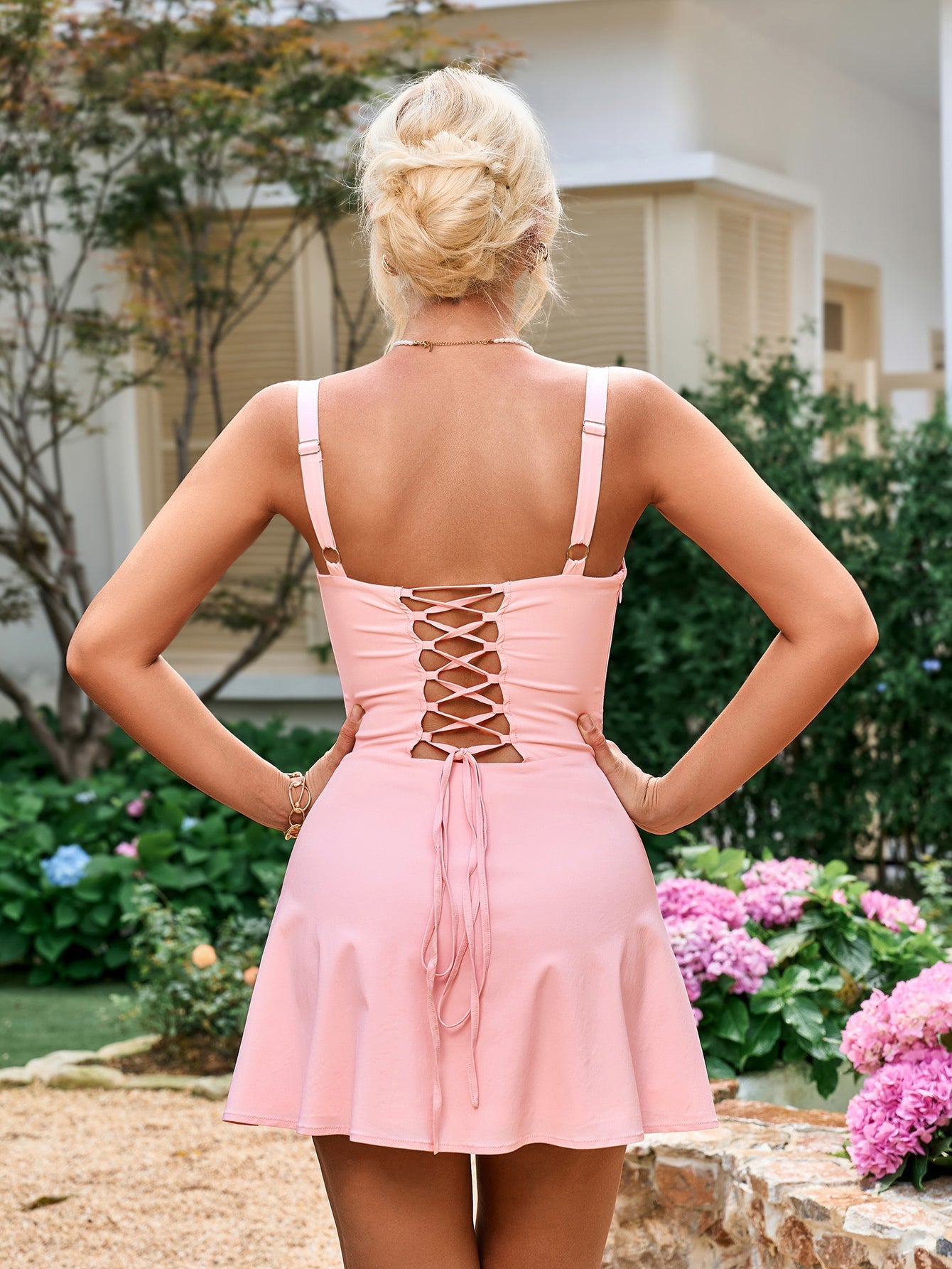 Karolina Ruched Mini Dress