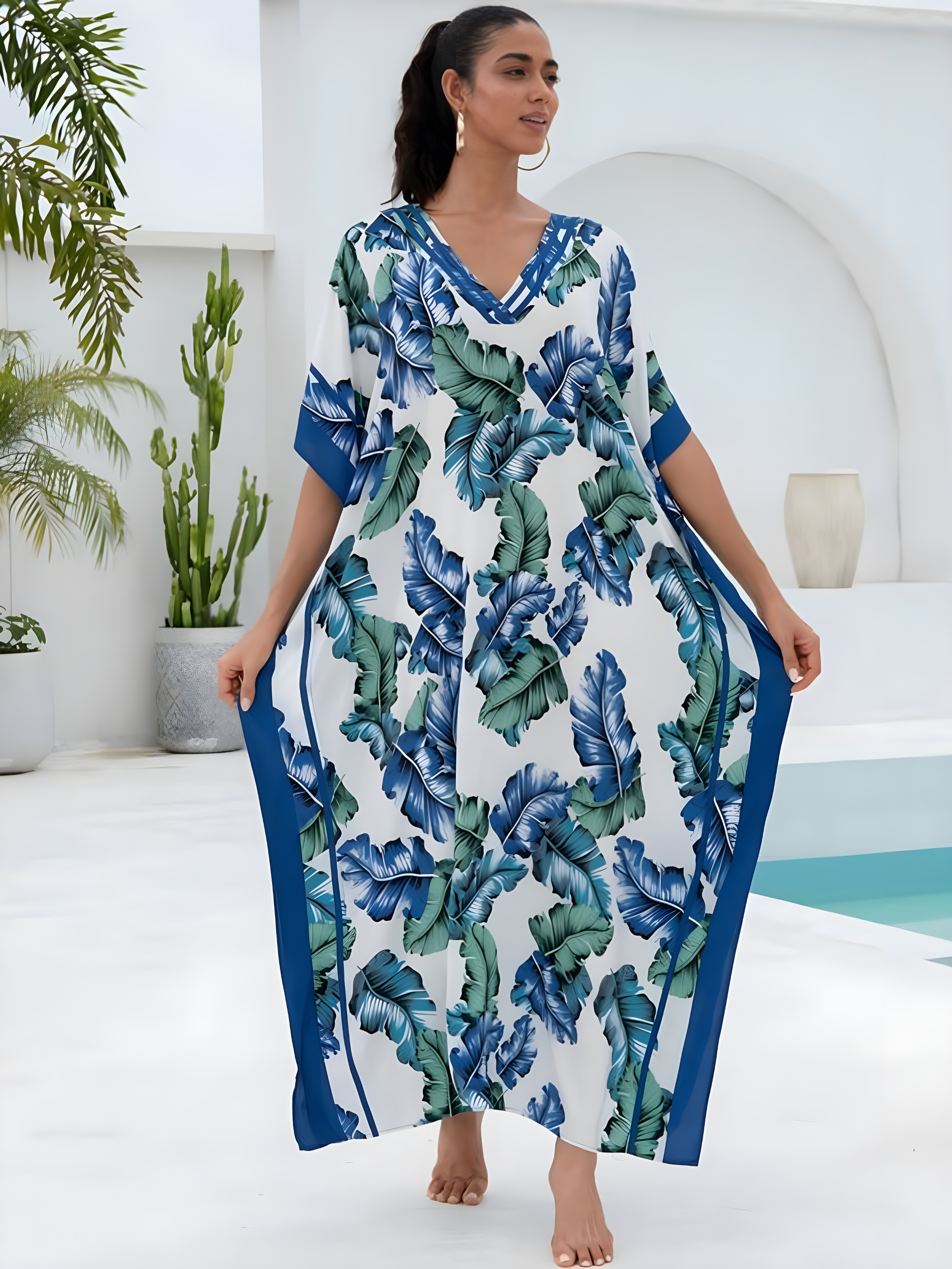 Lilly Plus Size Kaftan Dress