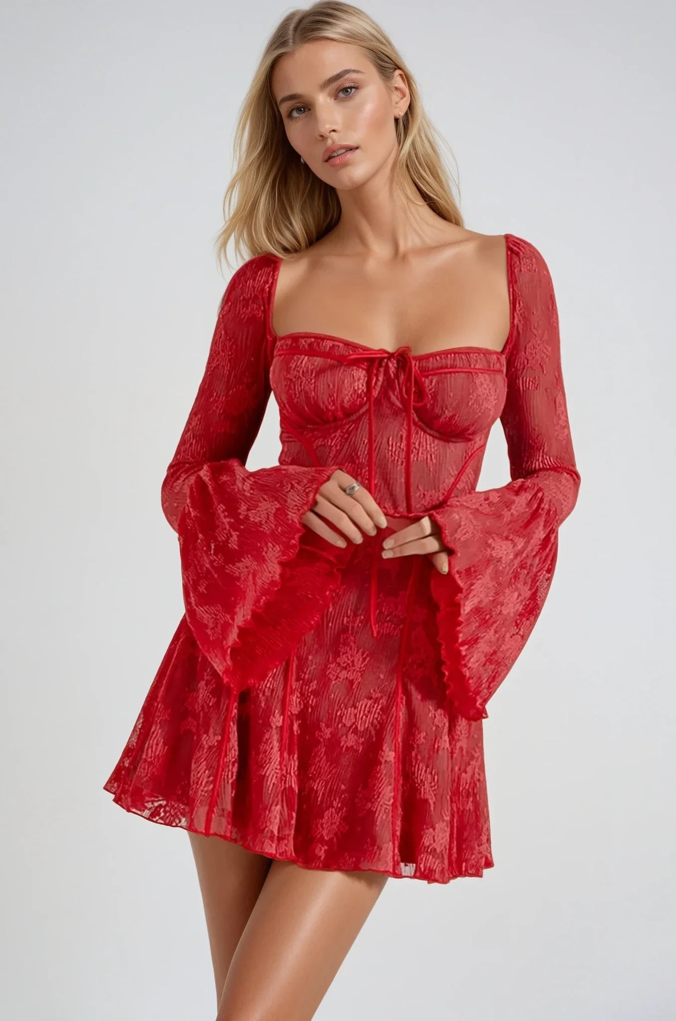 Liyana Lace Mini Dress