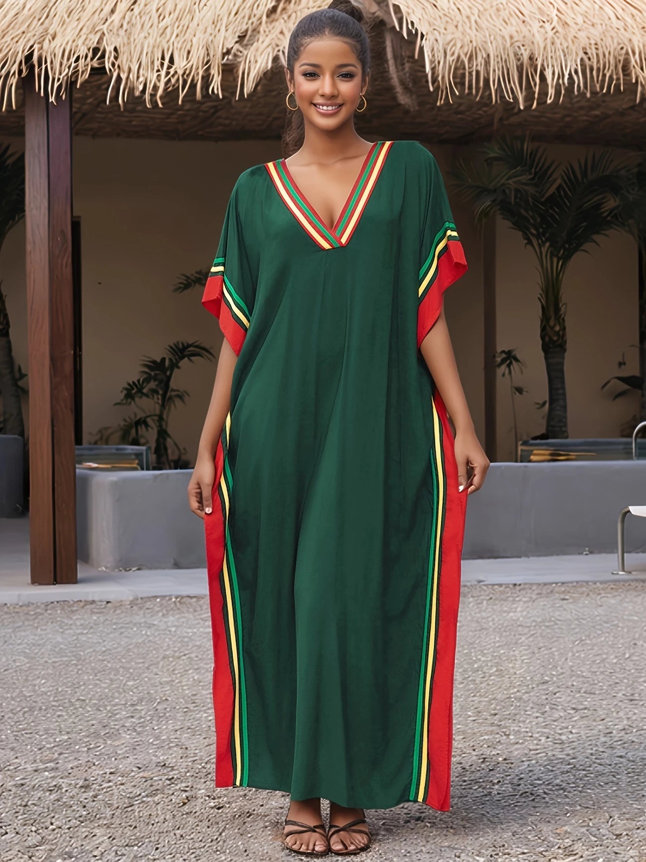 Mara Plus Size Kaftan Dress