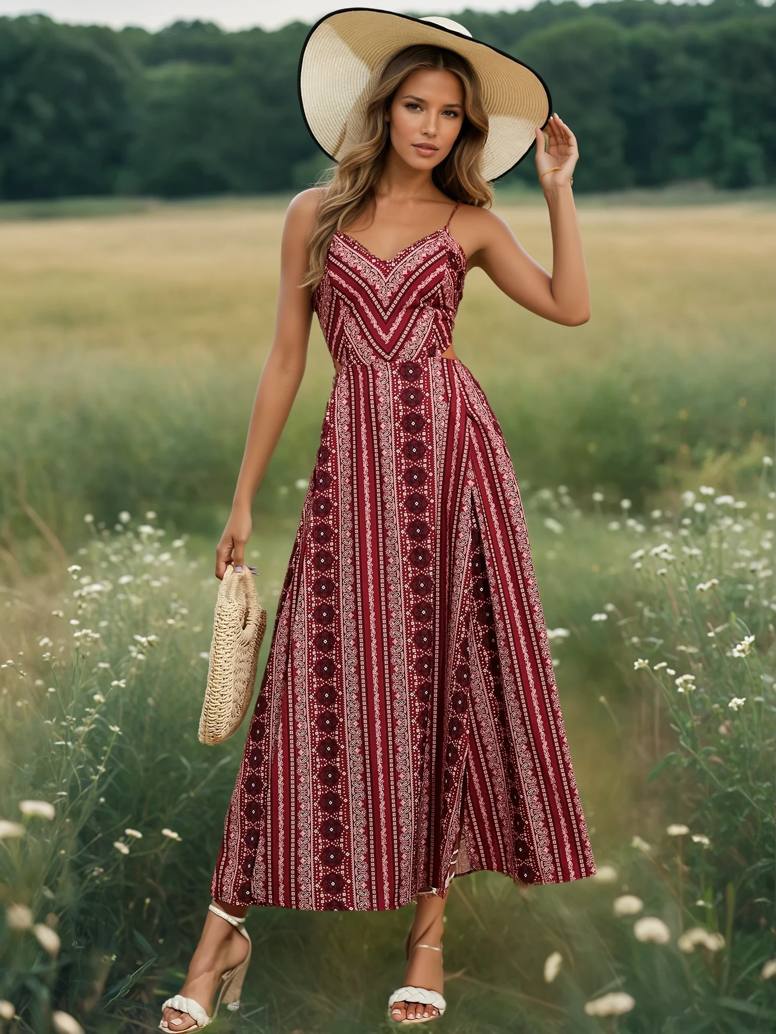 Myra Boho Maxi Dress