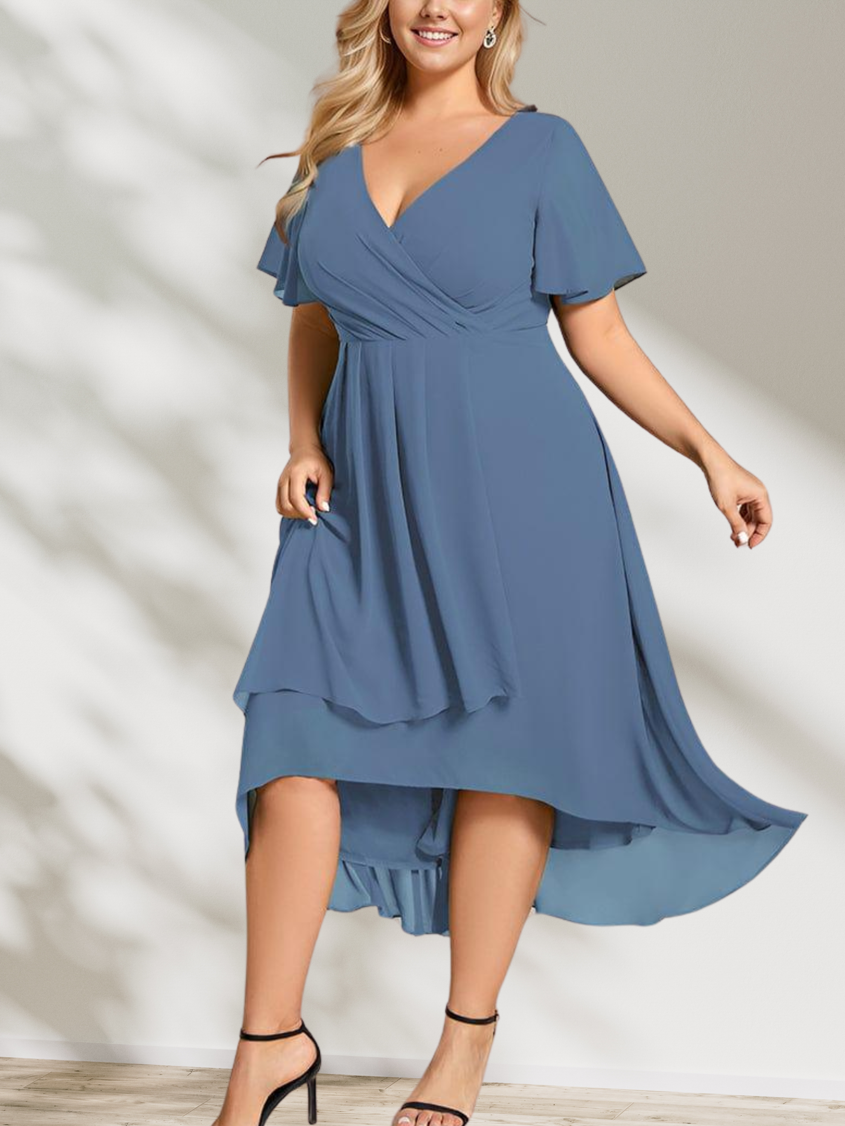 Lucinda Chiffon Midi Dress