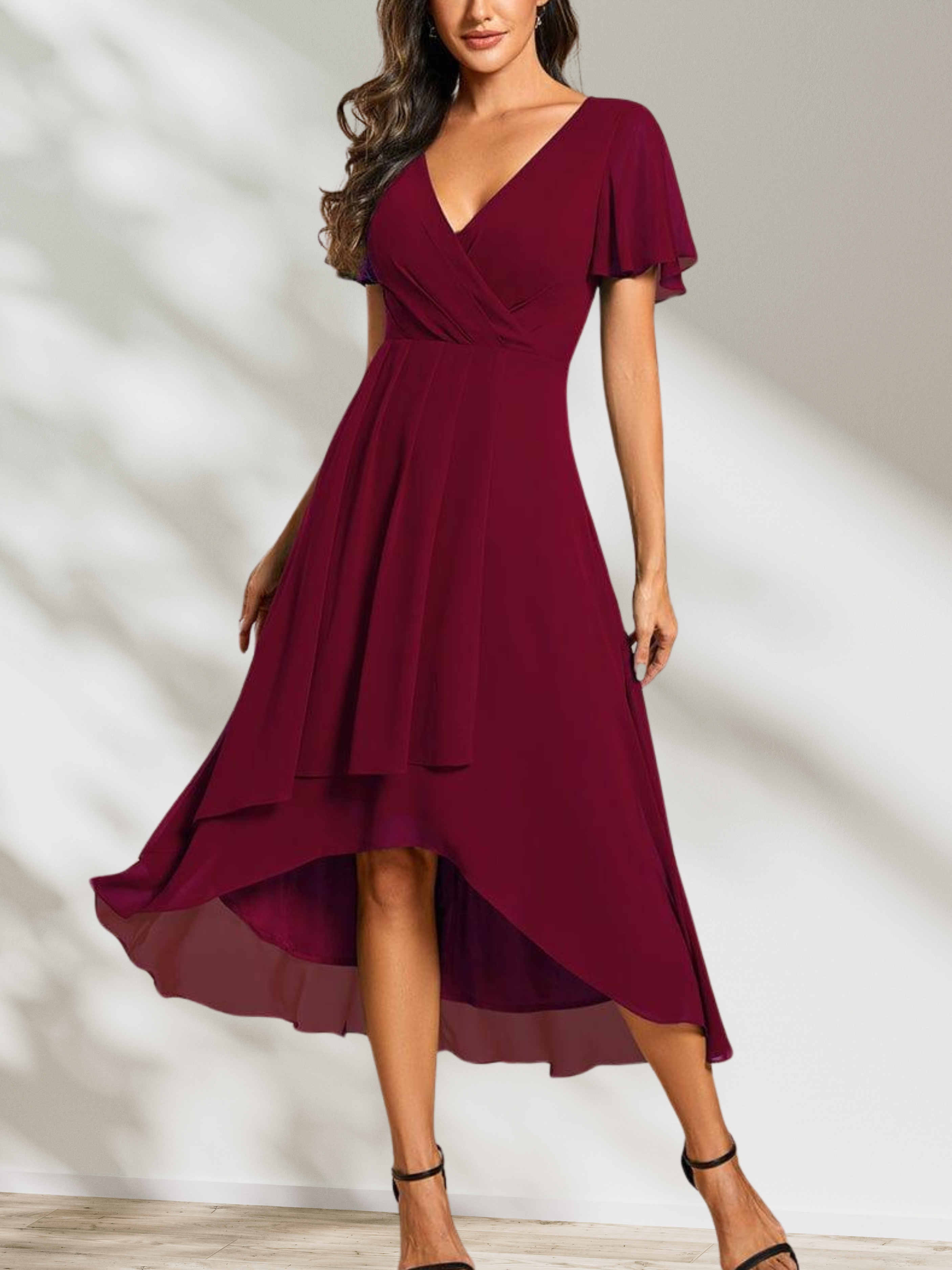 Lucinda Chiffon Midi Dress