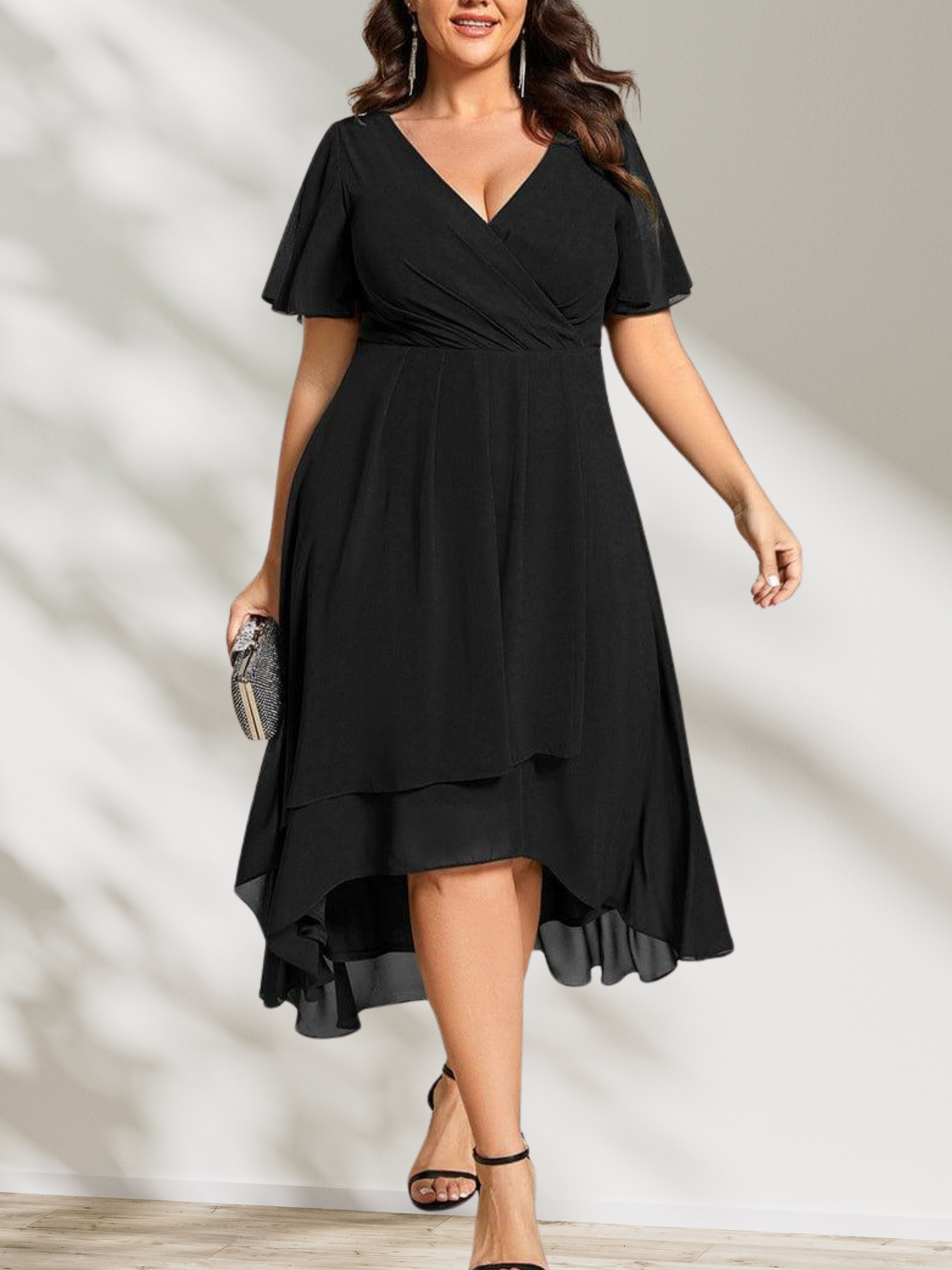 Lucinda Chiffon Midi Dress