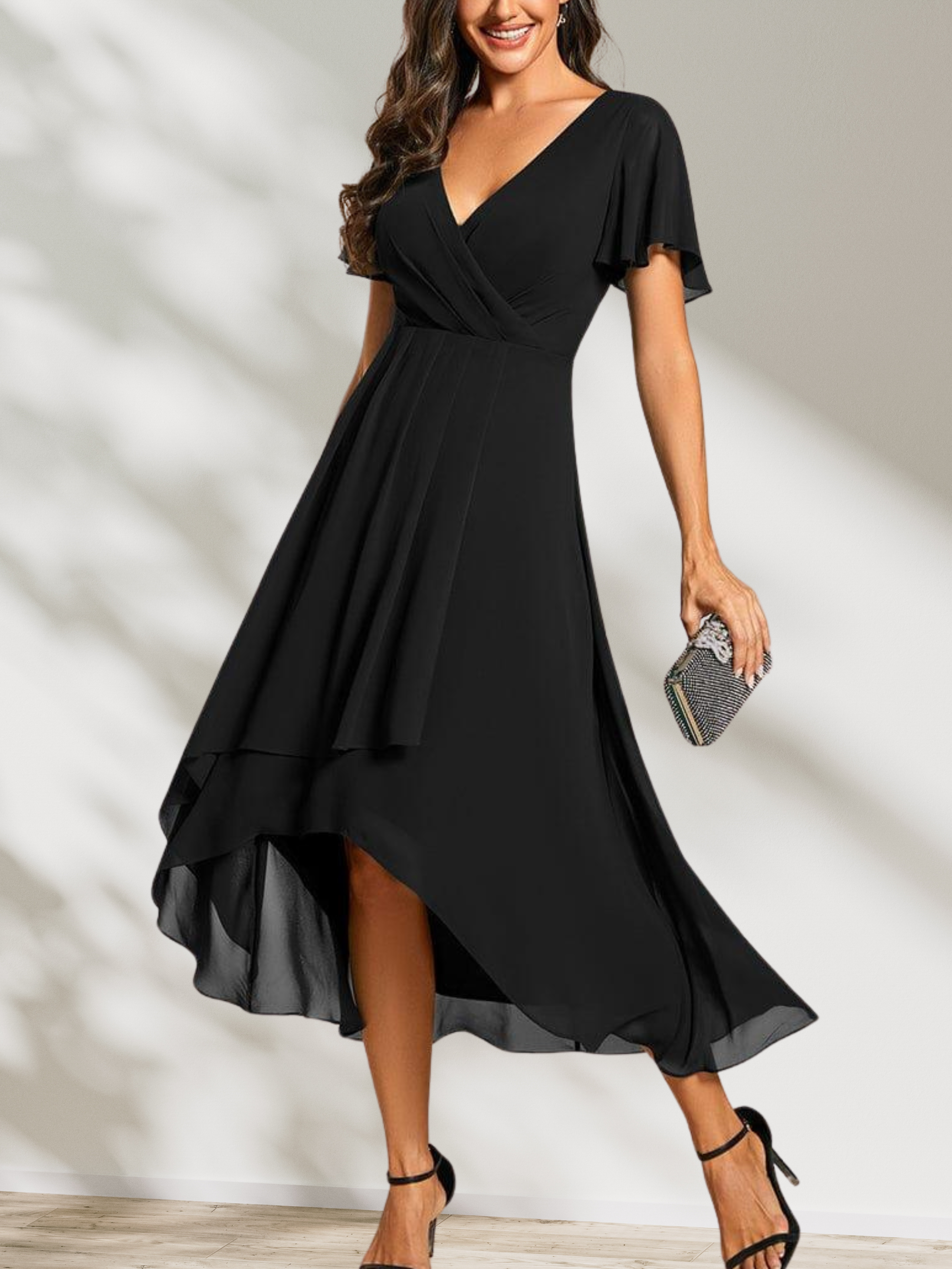 Lucinda Chiffon Midi Dress