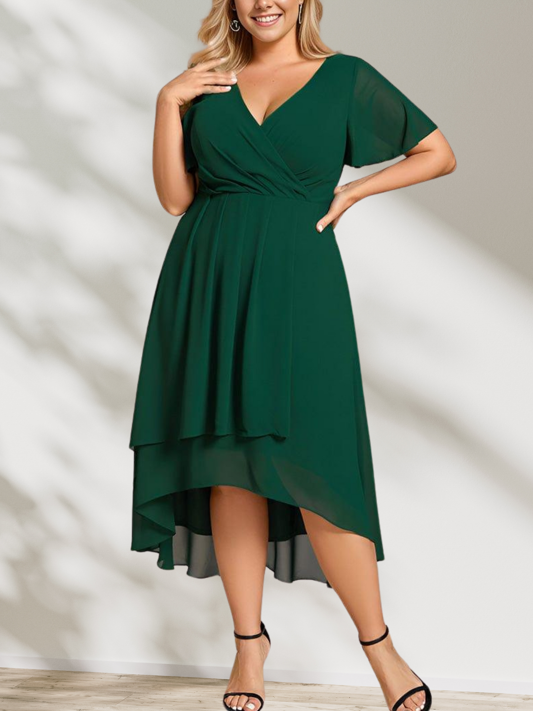Lucinda Chiffon Midi Dress