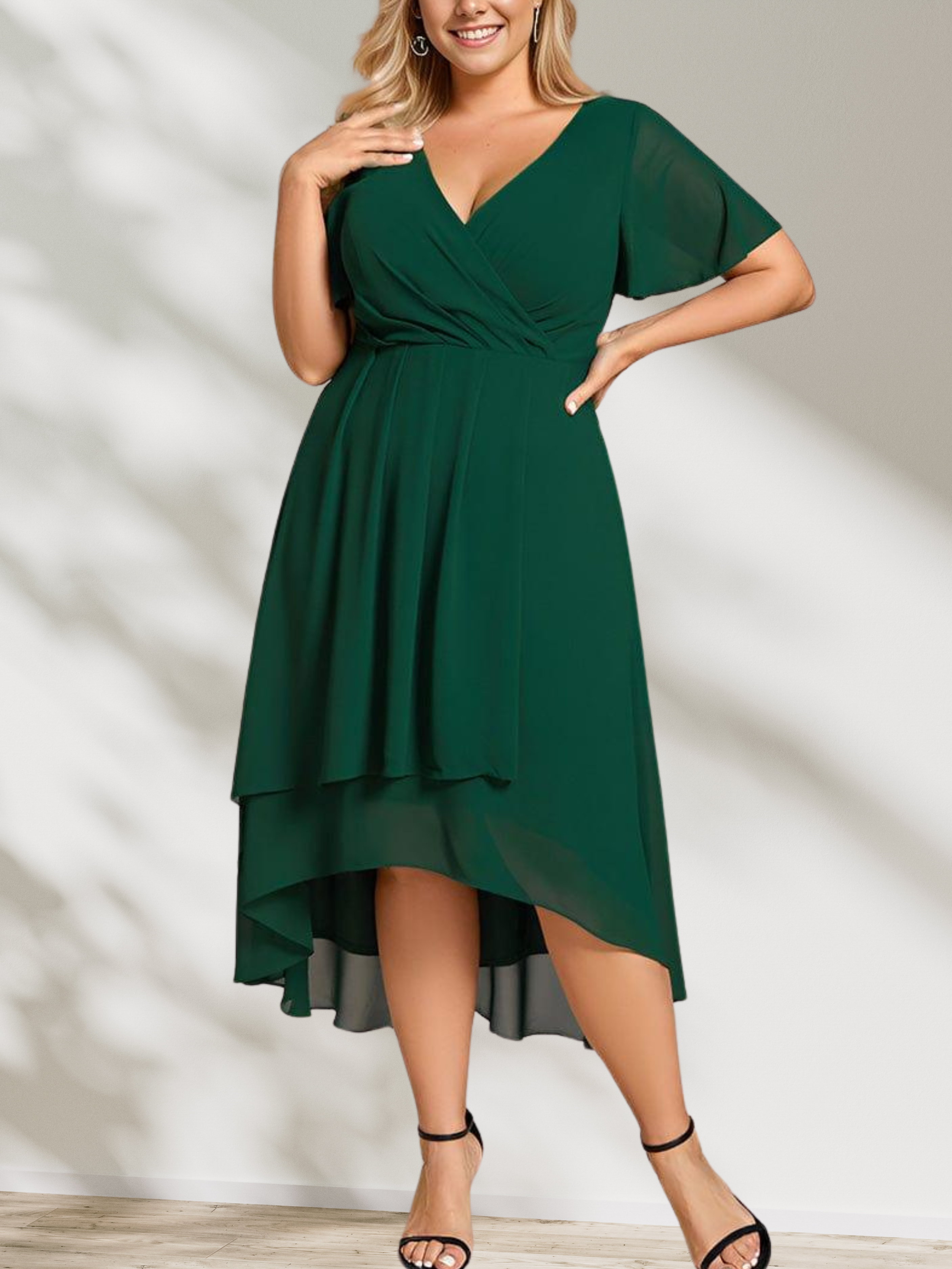 Lucinda Chiffon Midi Dress