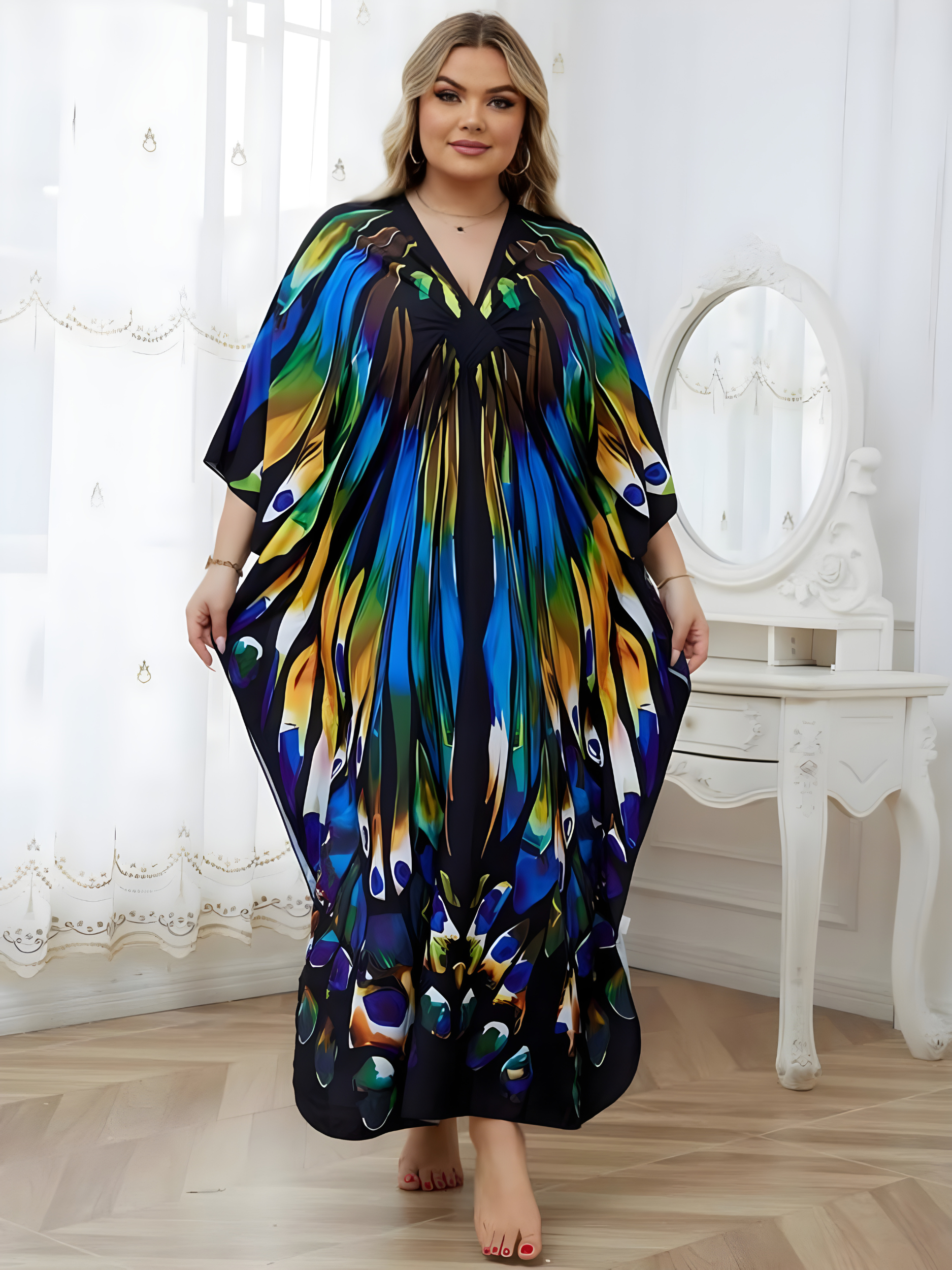Genevie Plus Size Maxi Dress