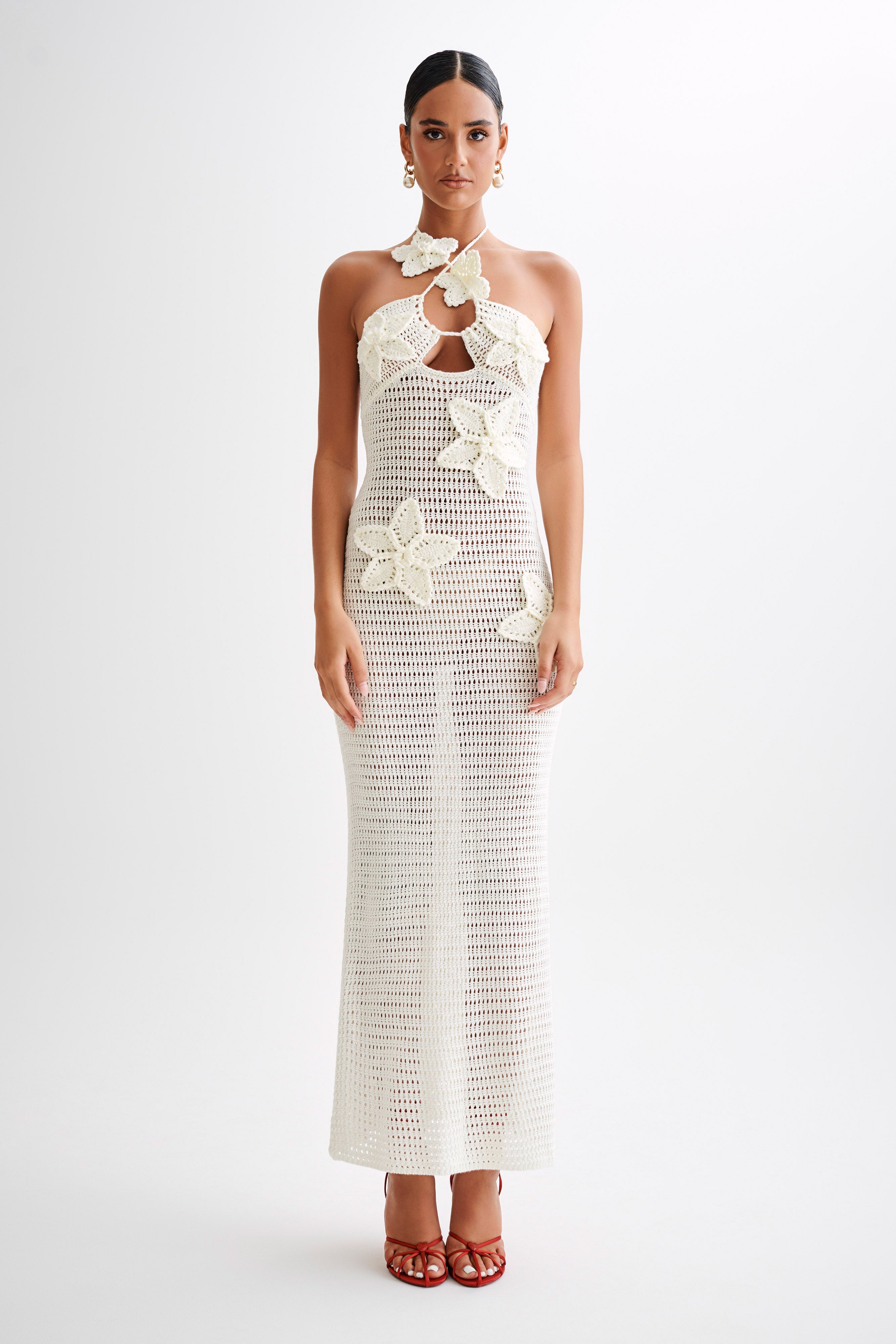Sabina Crochet Maxi Dress