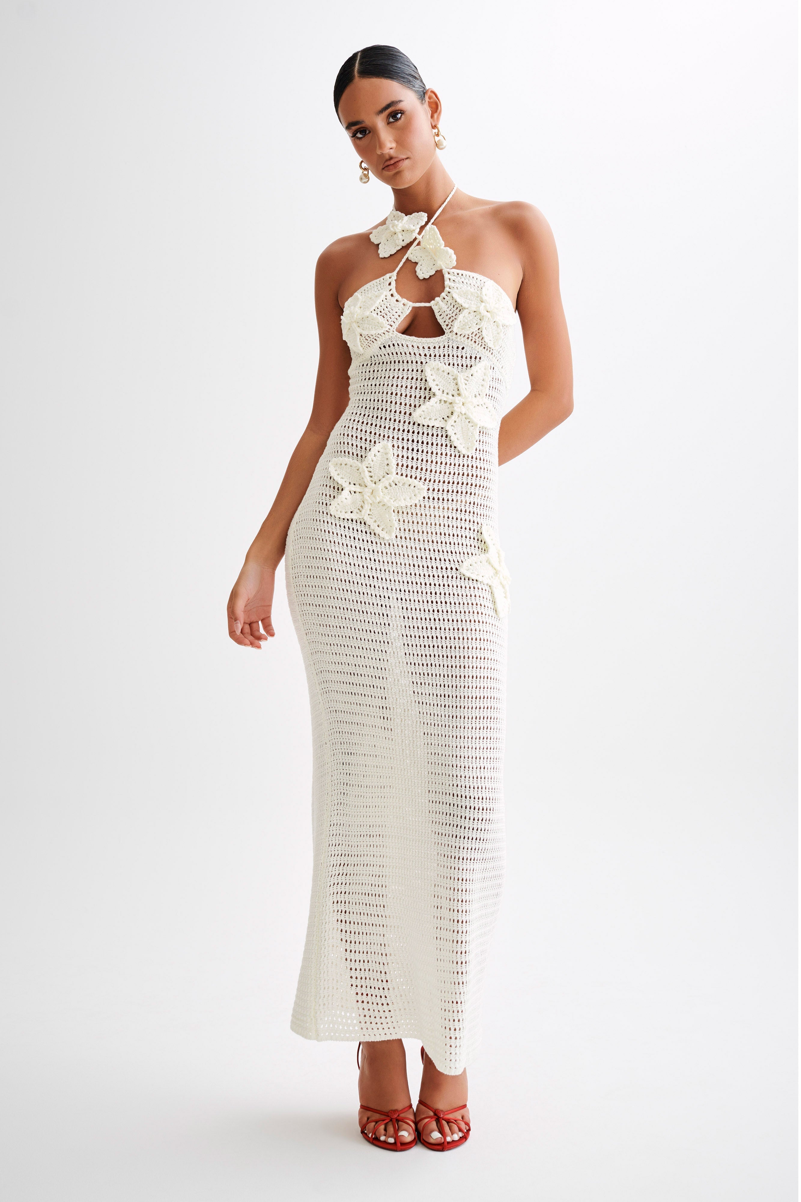 Sabina Crochet Maxi Dress