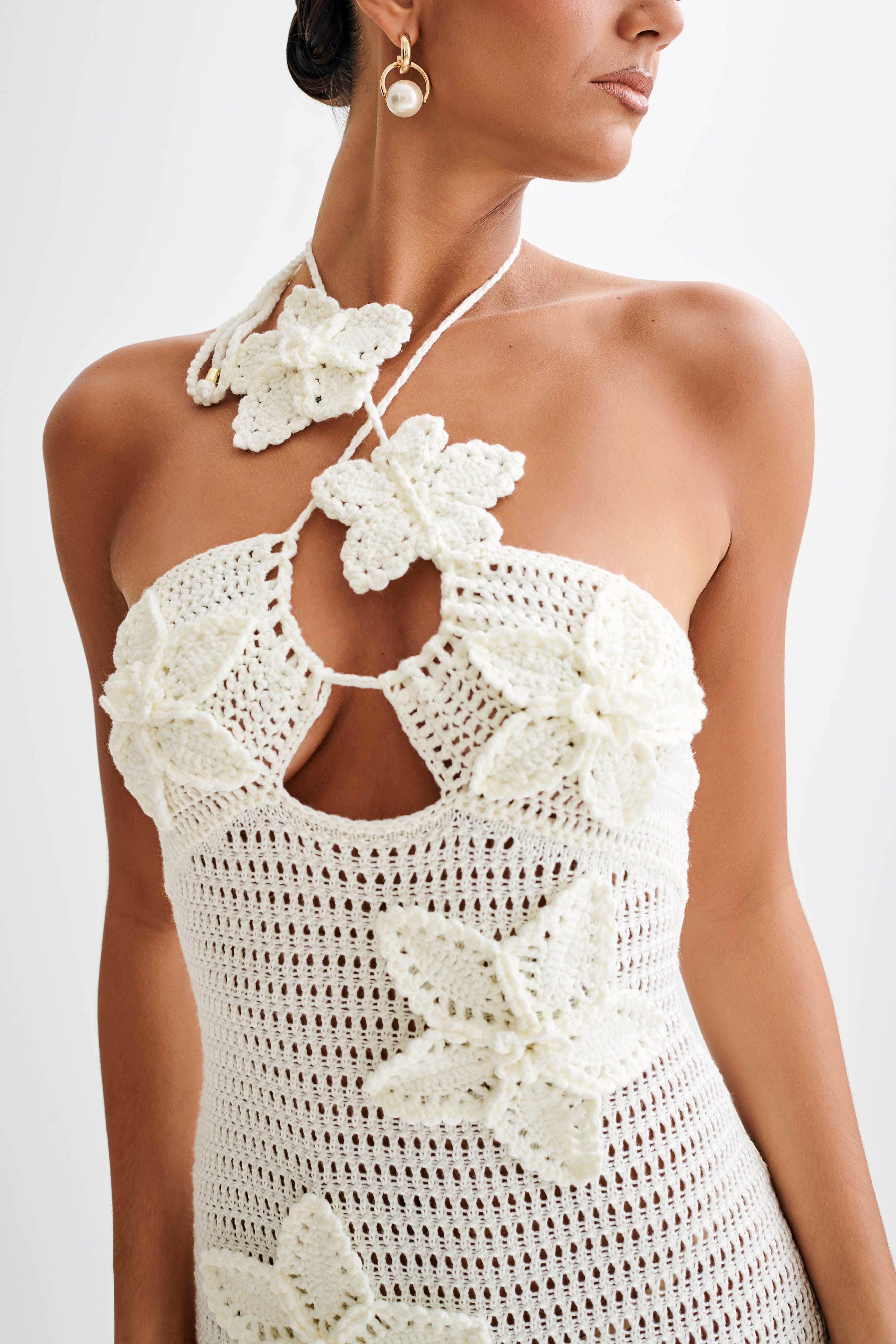 Sabina Crochet Maxi Dress