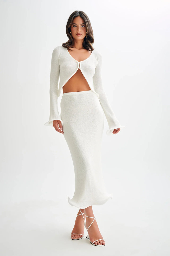 Amerie Knitted Top and Skirt Set