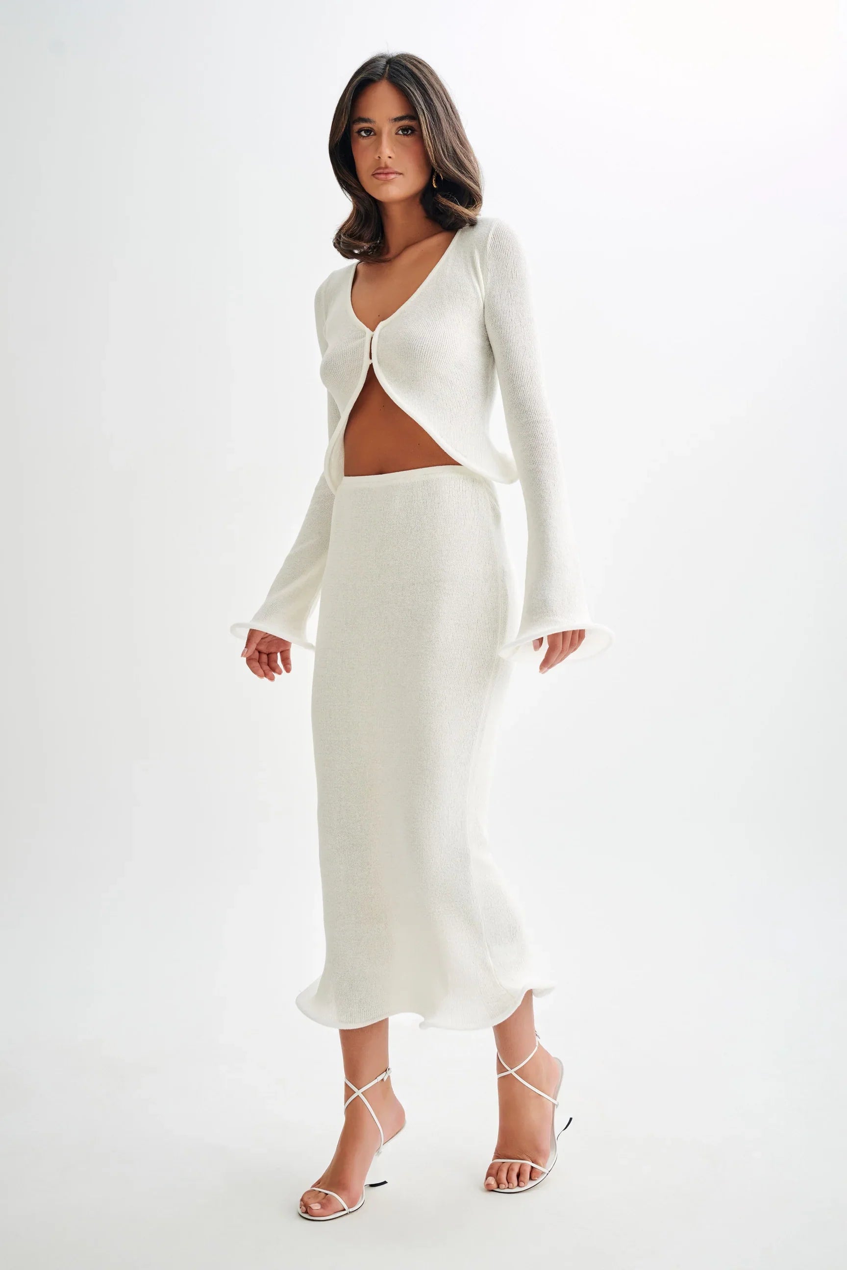 Amerie Knitted Top and Skirt Set