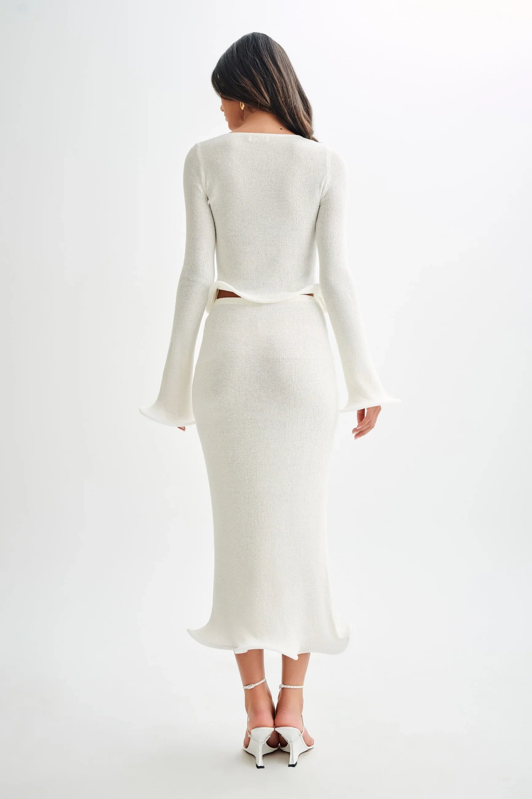 Amerie Knitted Top and Skirt Set