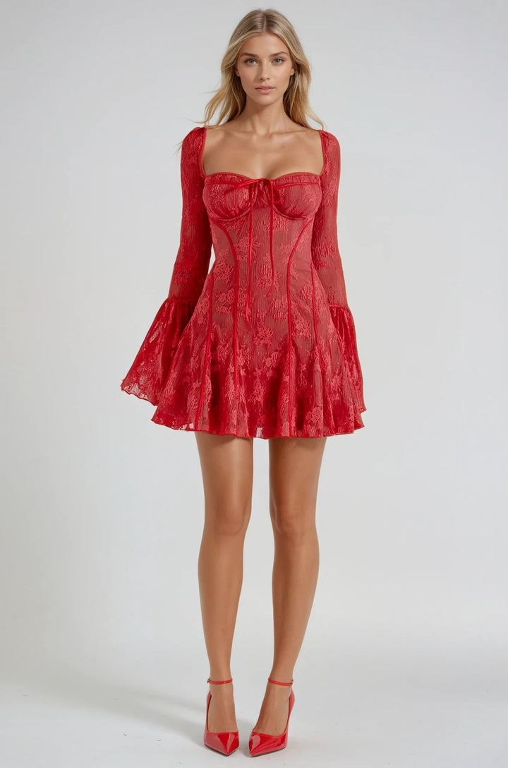 Liyana Lace Mini Dress