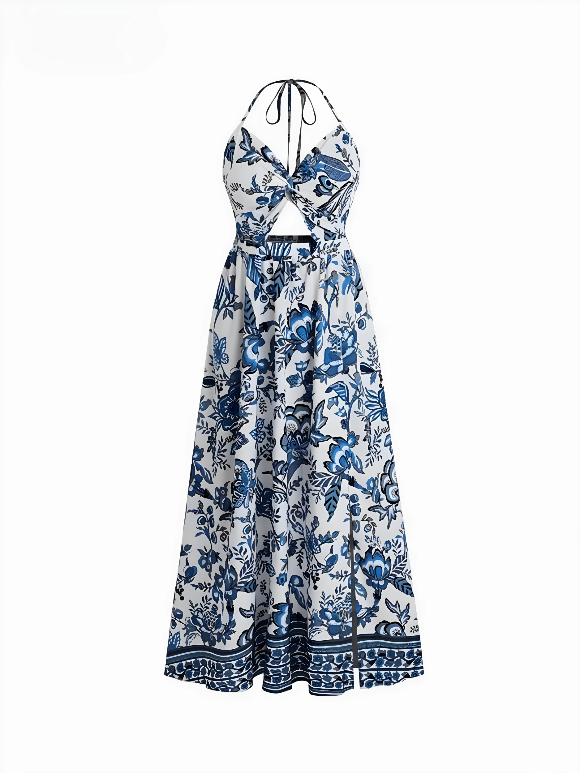 Veronica Printed Maxi Dress