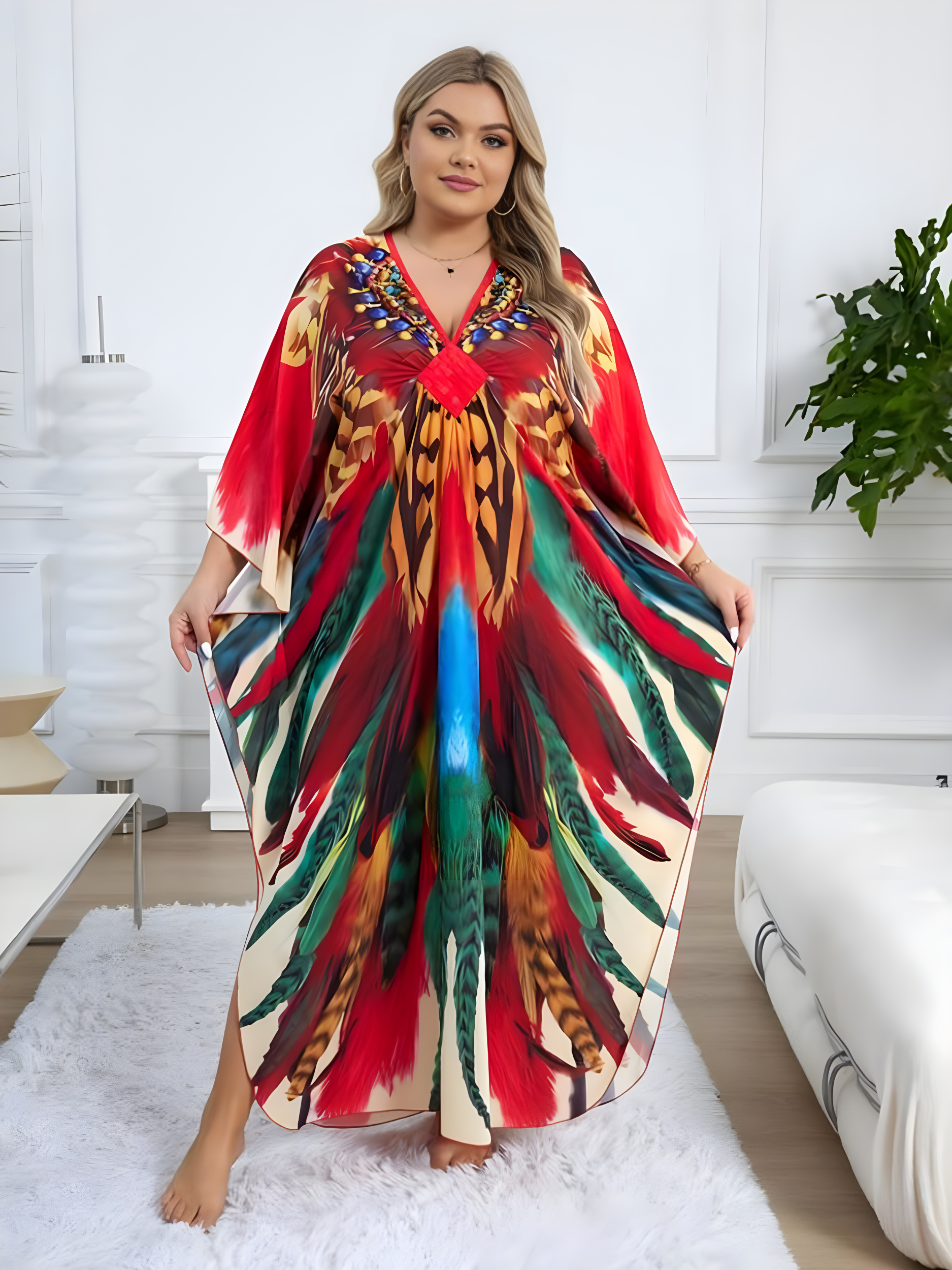Genevie Plus Size Maxi Dress