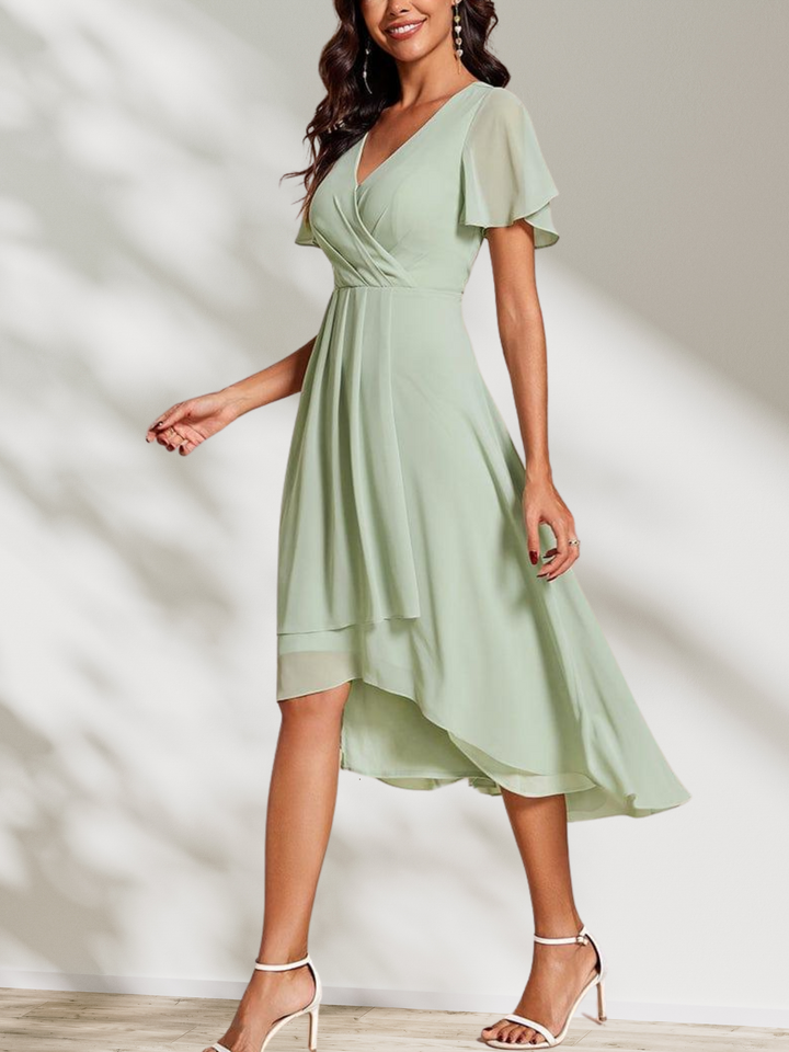 Lucinda Chiffon Midi Dress