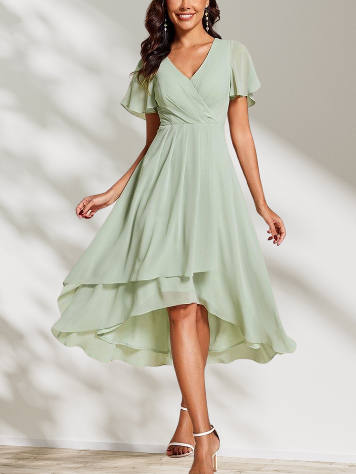 Lucinda Chiffon Midi Dress