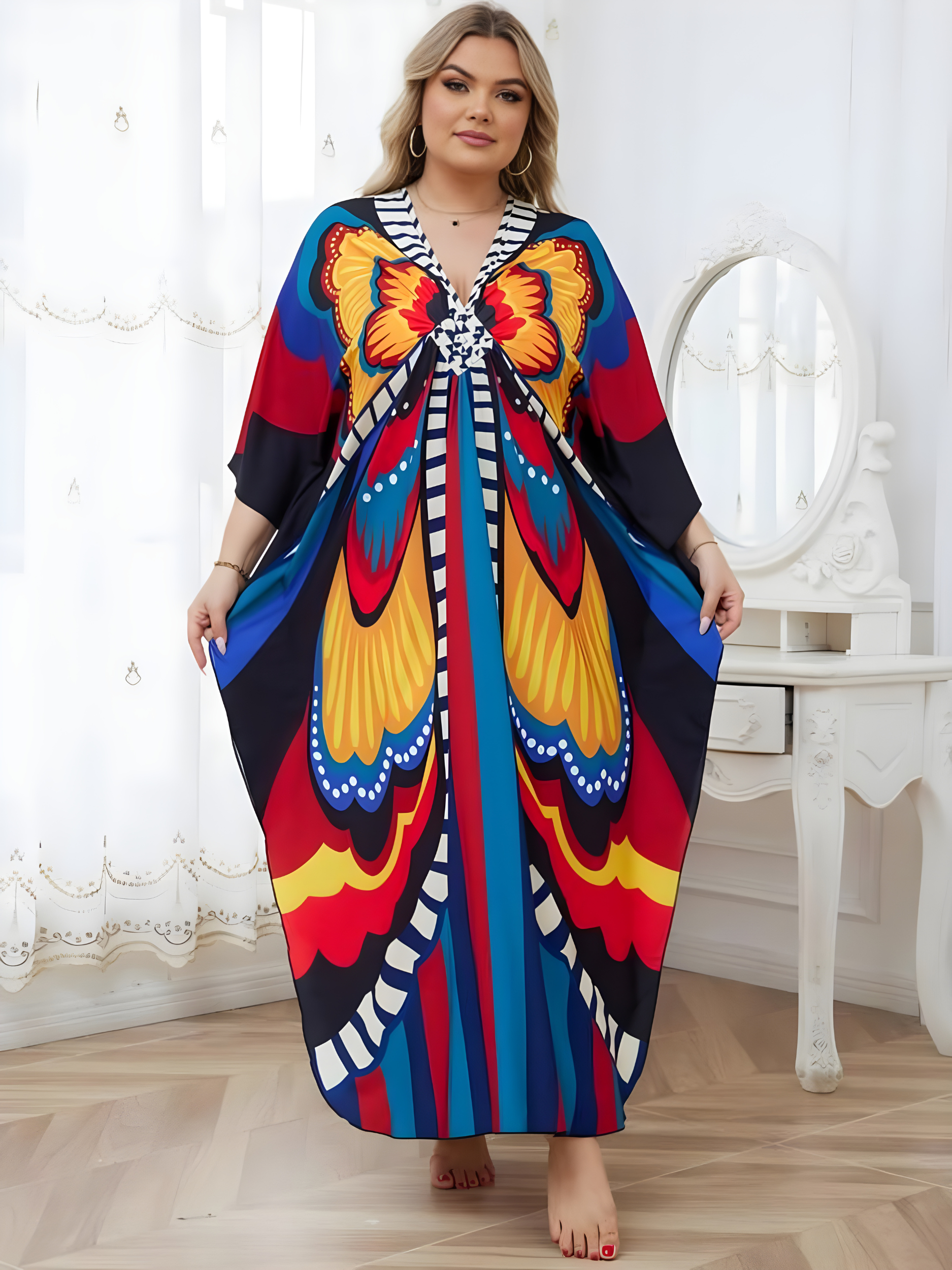 Genevie Plus Size Maxi Dress