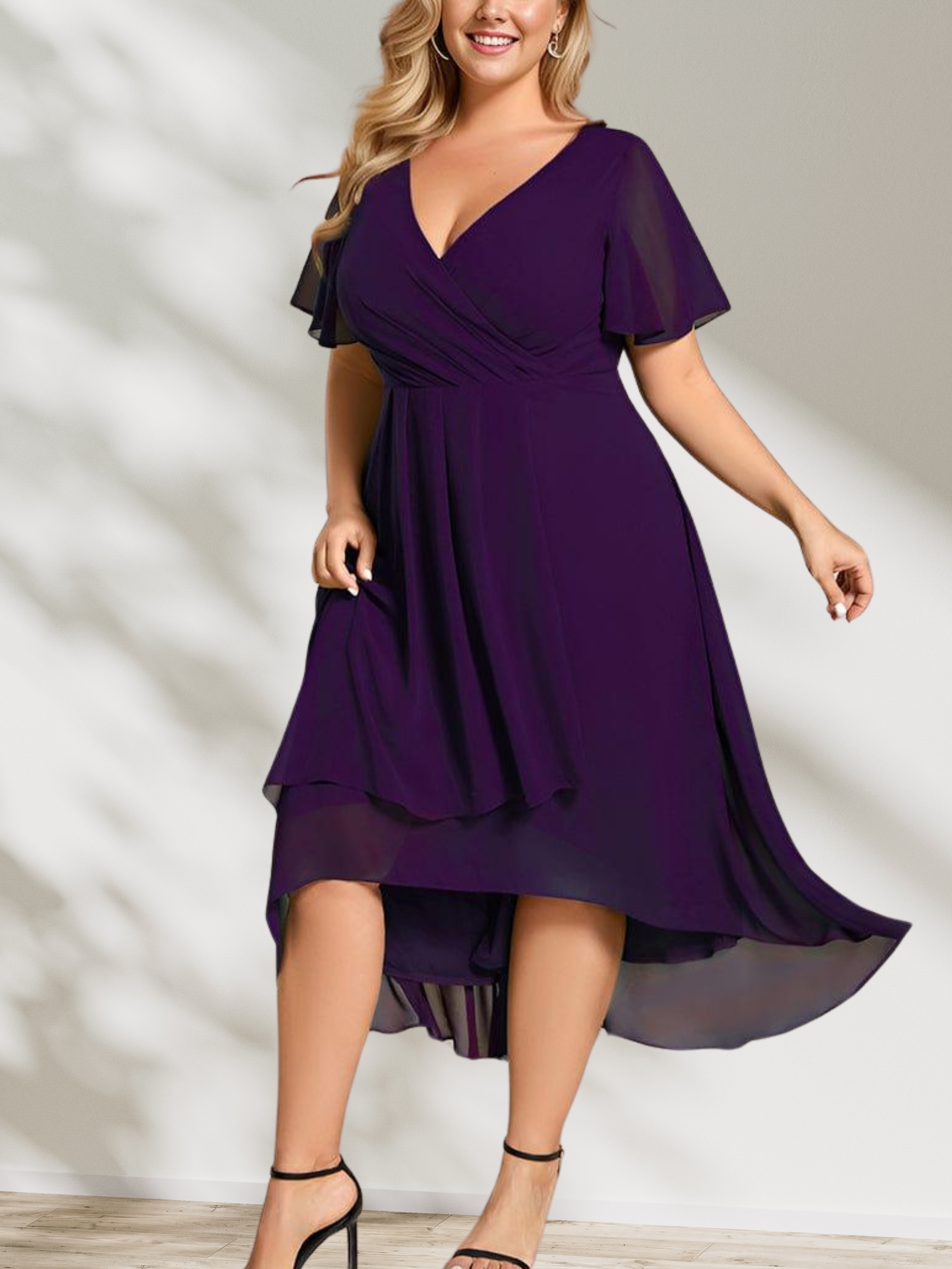 Lucinda Chiffon Midi Dress