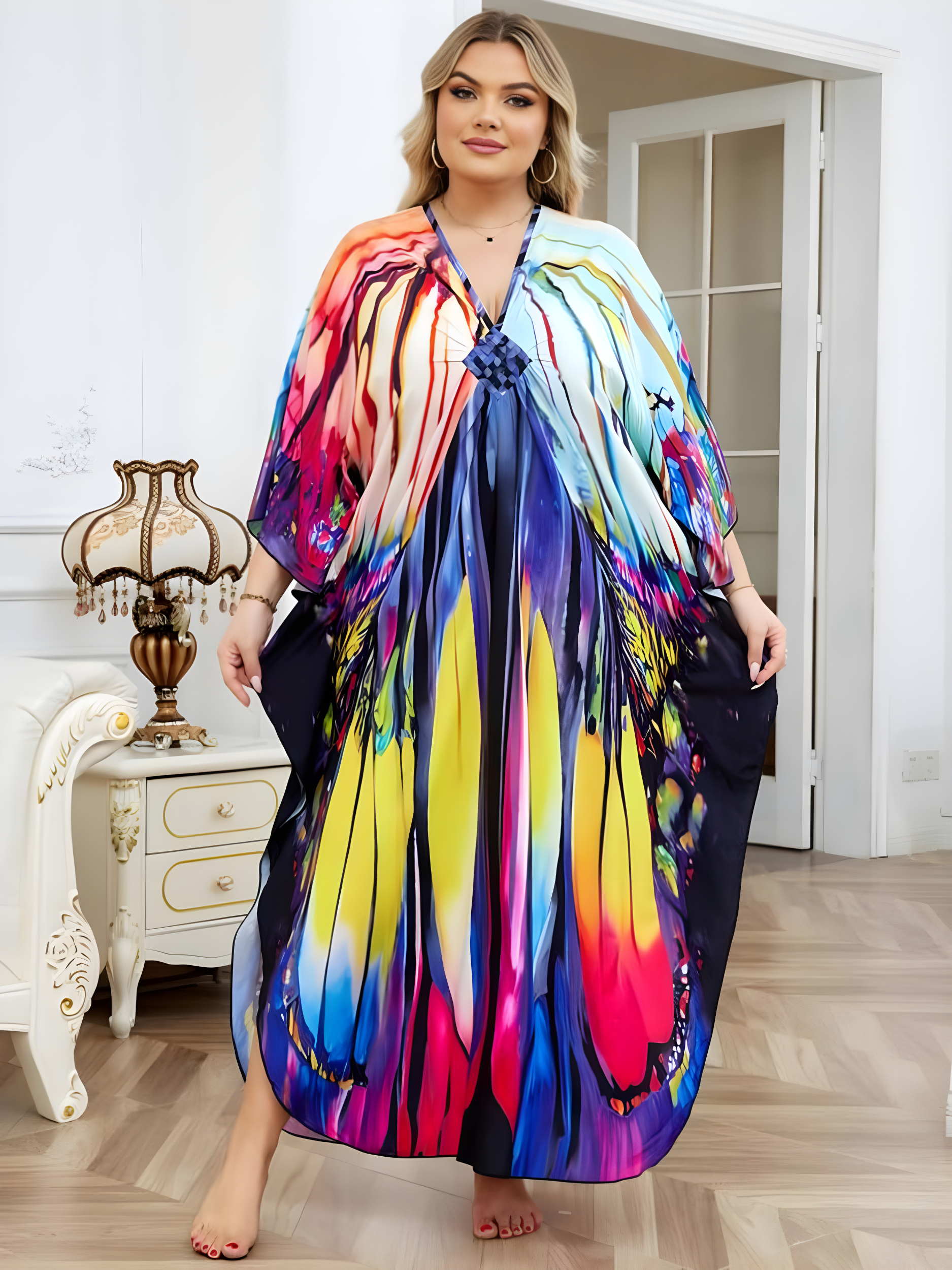 Genevie Plus Size Maxi Dress